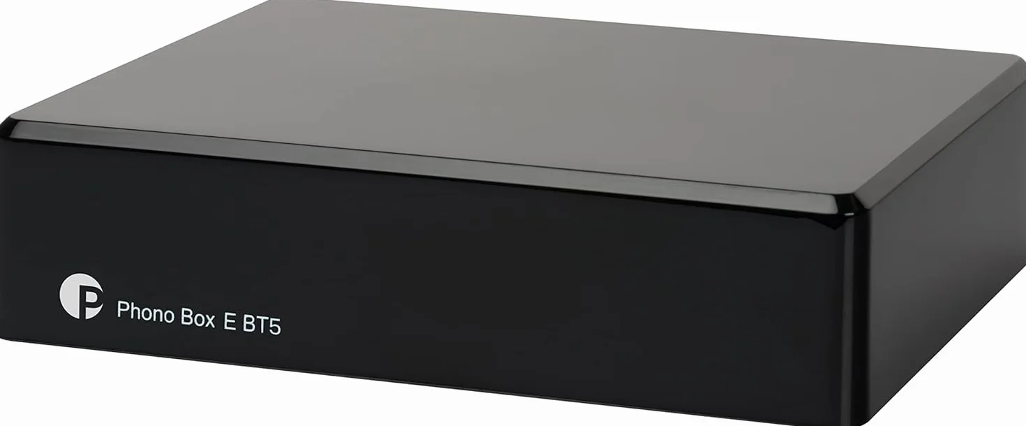Pro-Ject Phono Box E BT5 Preamplificatore fono wireless Bluetooth 5.0 AptX HD Nero