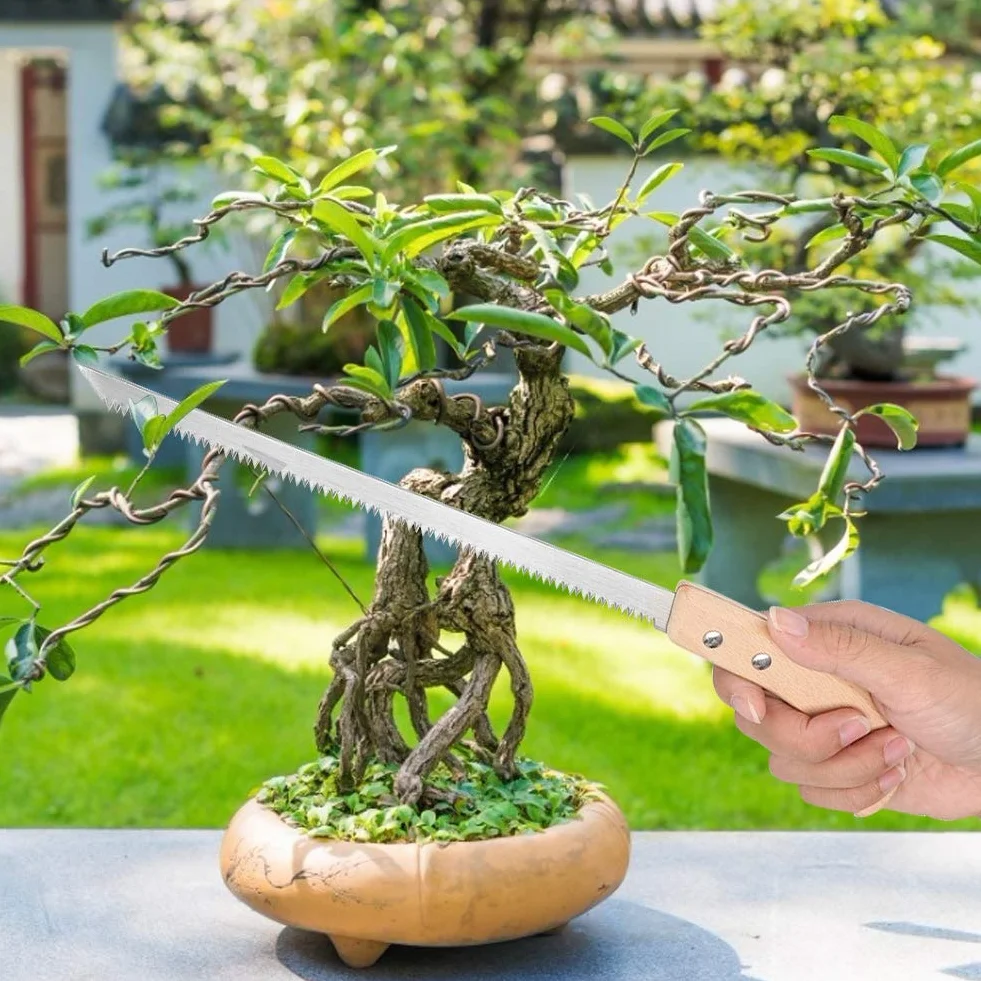 Seghetto per bonsai 325 mm lama stretta a mano attrezzi da giardino