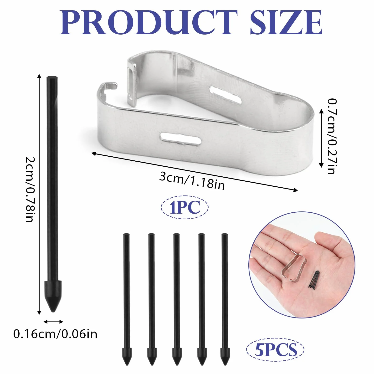 Samsung S Pen Ricambio Set 5 Punte Originali Galaxy Tab S9/S8/S7/S6 Lite/S6/Note20/Note10/S22U/S23U