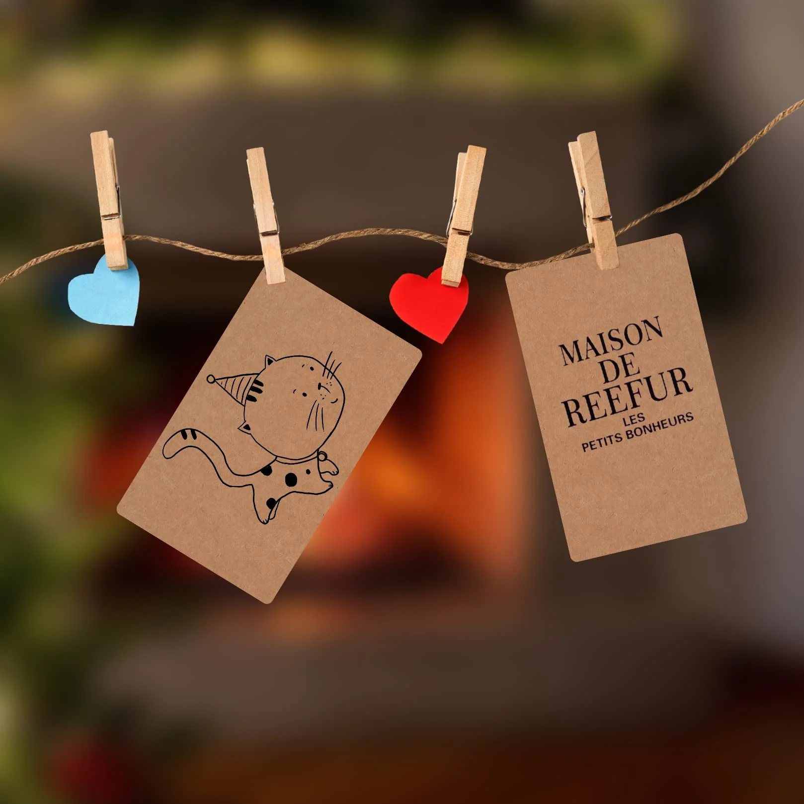 Kraft Paper Biglietti da Visita Marroni 150 Pezzi 8,9x5,2 cm Carte Messaggio Vuote per Ufficio Regalo Fai Da Te