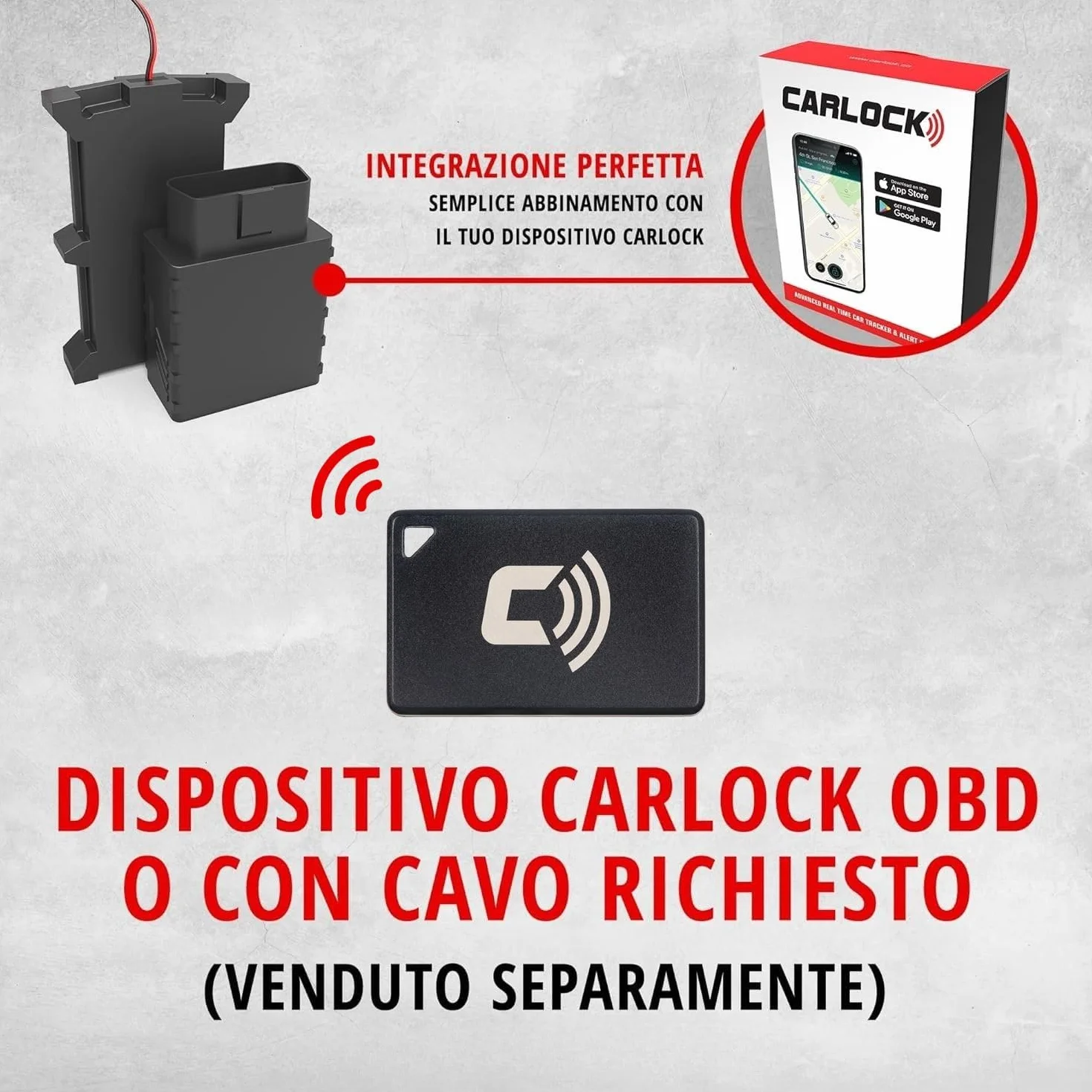 Carlock TAG 2.0 Bluetooth Accessorio Durata Batteria 1 Anno