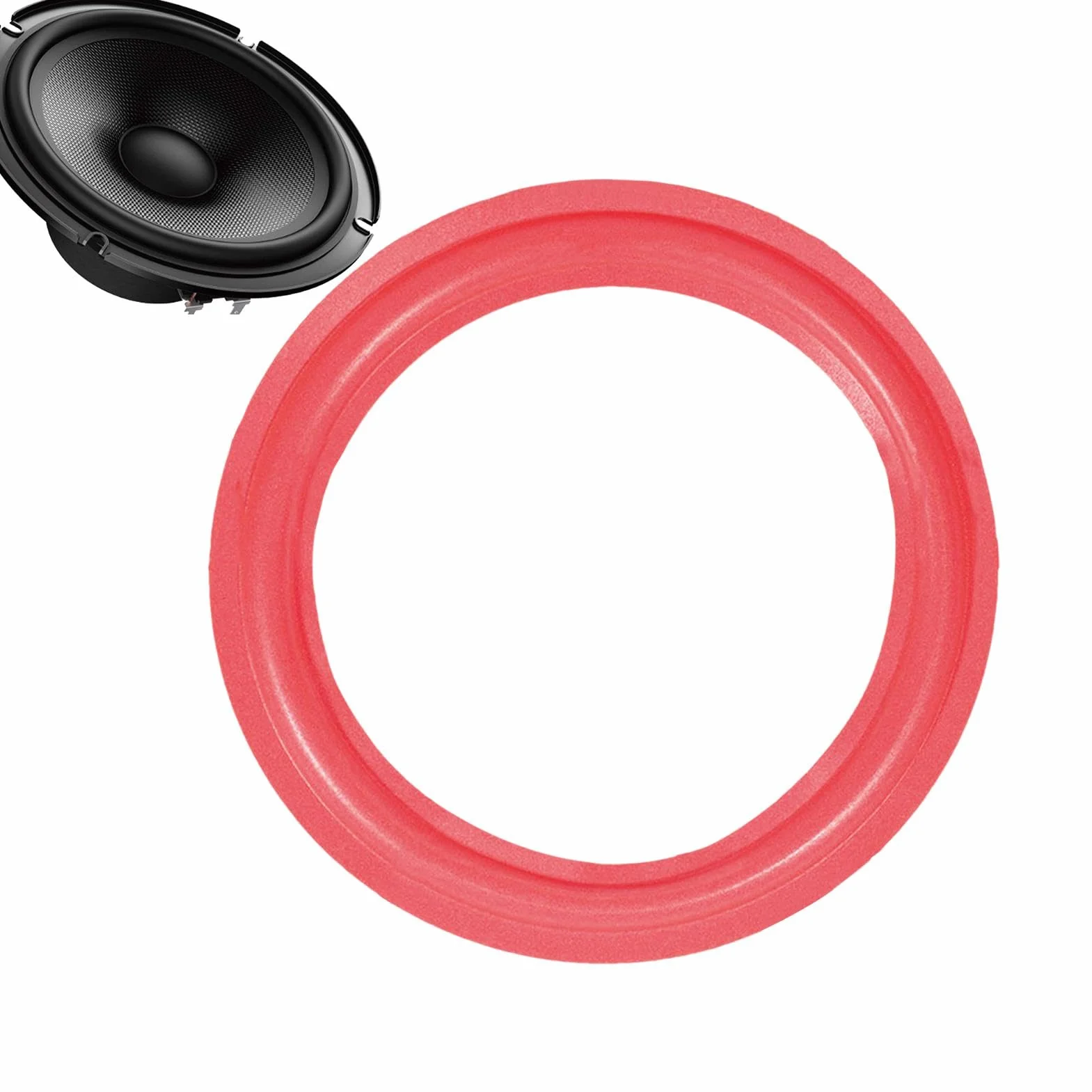 Bordo in schiuma per altoparlanti 4/5/6,5/8/10/12" nero montaggio a filo controllo touch driver da 12 pollici