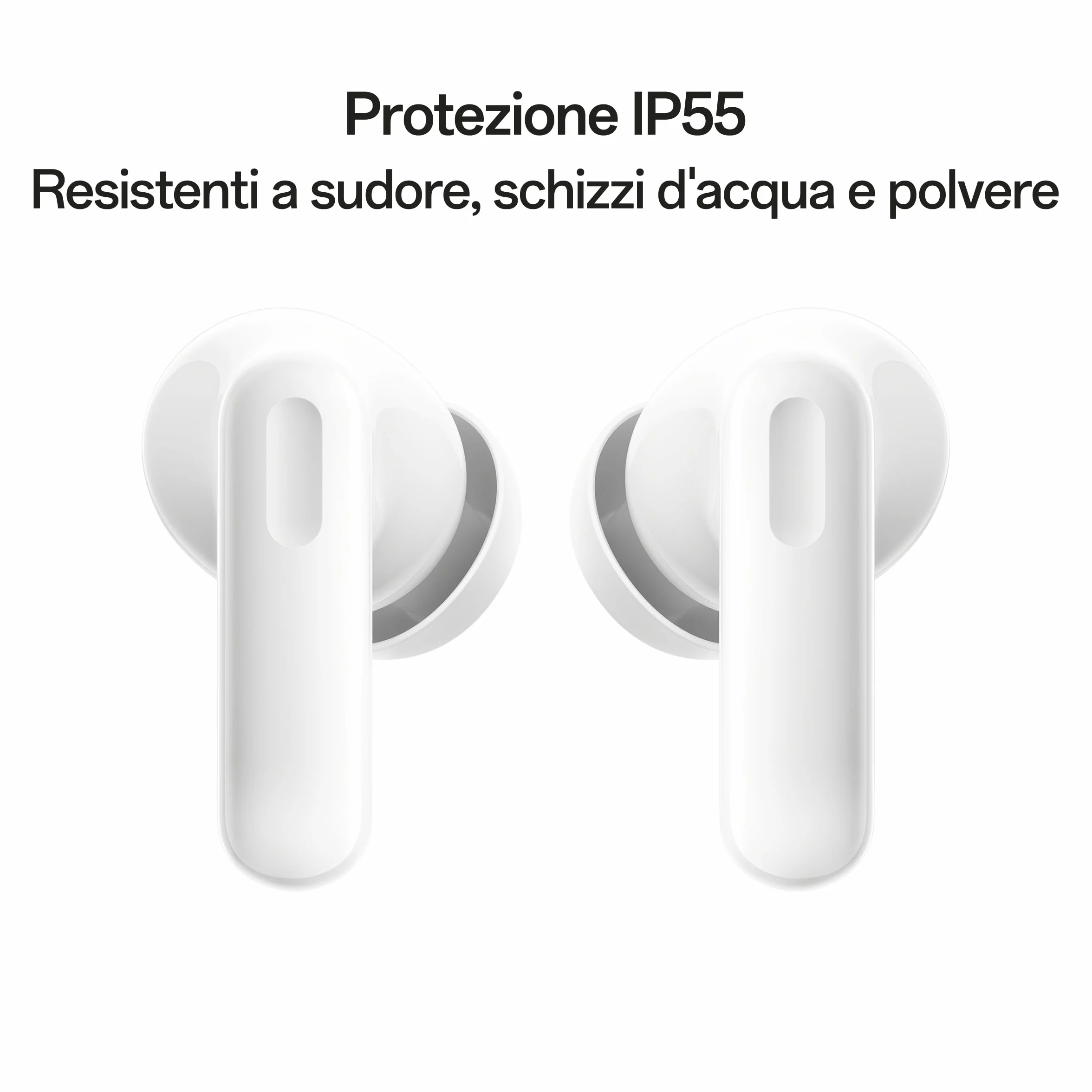 OPPO Enco Buds3 Pro Auricolari True Wireless, 54h Autonomia, Driver 12.4mm, BT 5.4, IP55, Bianco