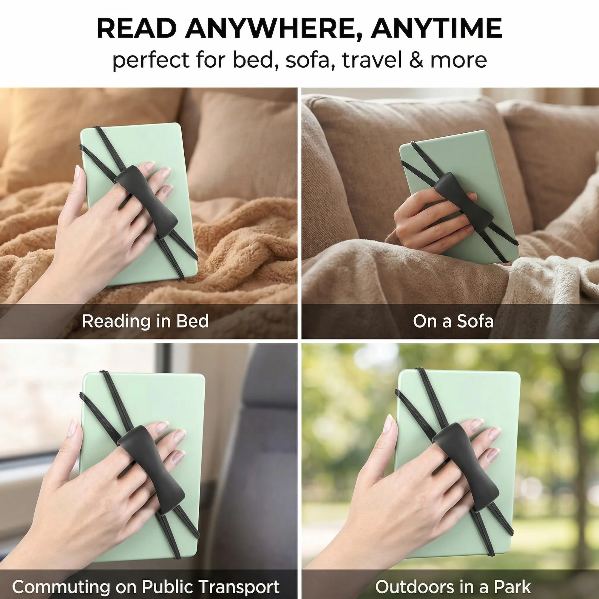 Supporto Per Lettura a Letto Compatibile con Kindle Oasis/Kobo/Tablet 4.7-8"