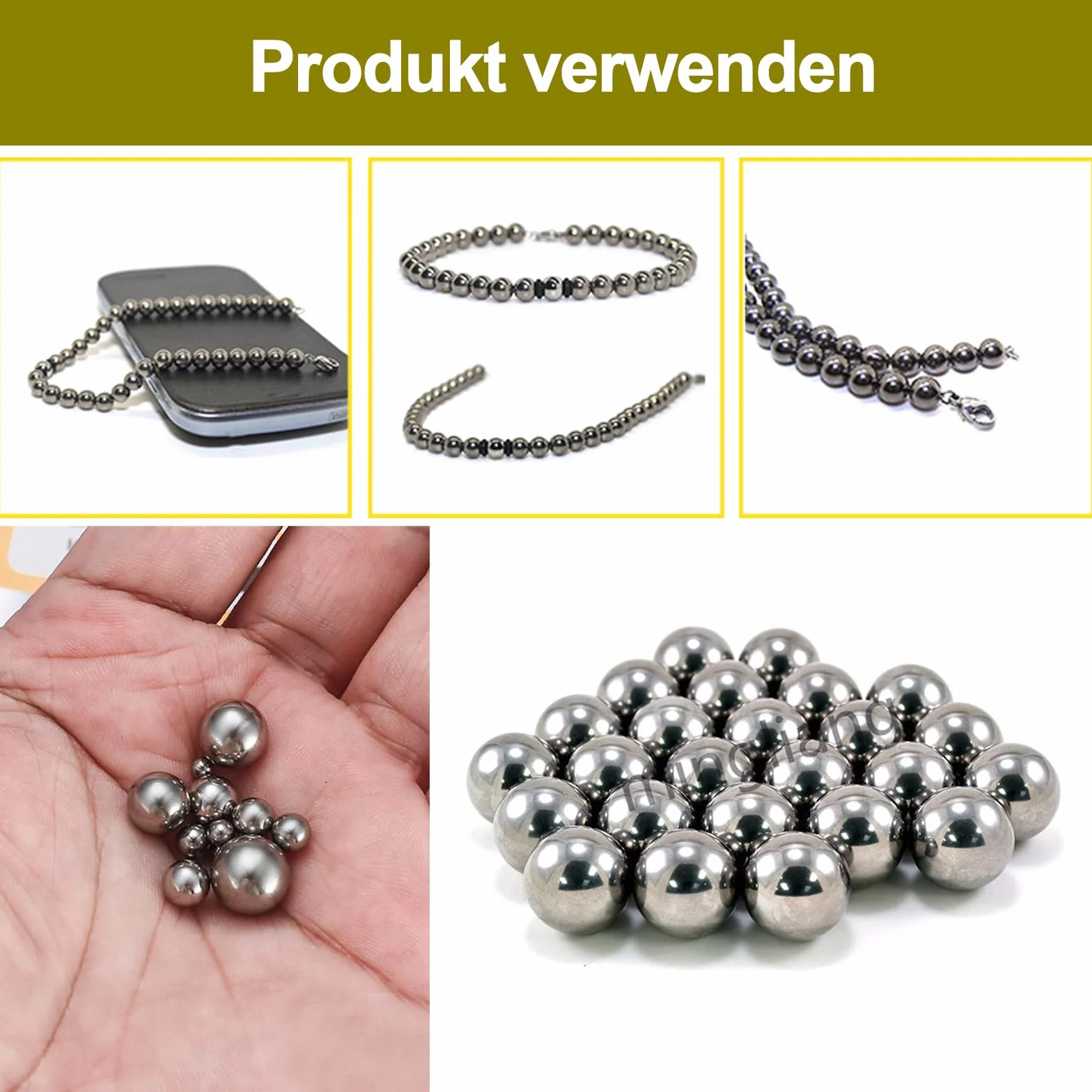 Sfera in acciaio Inossidabile, Sfere Solide Lucidate, Diametro 10 mm, 30 Pezzi