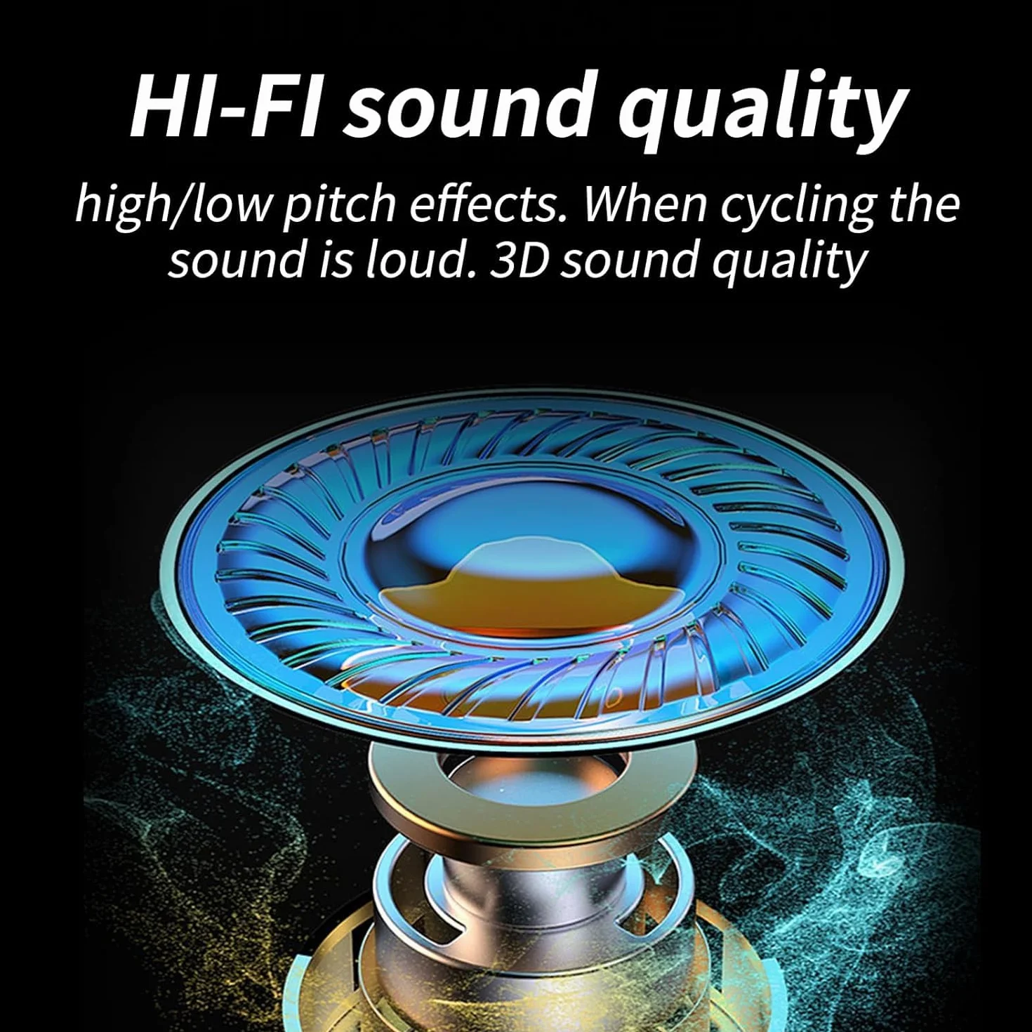 DSTELIN Casco Moto Auricolare Bluetooth 5.3 IPX7 Impermeabile con Riduzione del Rumore FM CVC Nero