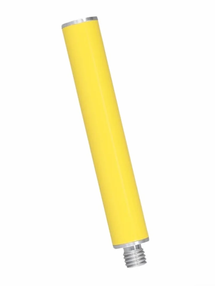 Estensione per palo GPS 25 mm antenna GNSS filettatura 5/8 asta lega alluminio sezione gialla 15 cm