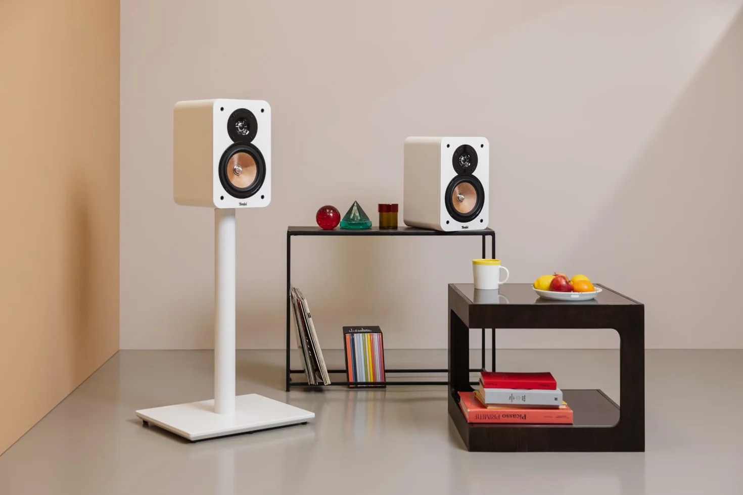 Teufel Ultima 20 KOMBO 2 Sistema HiFi Stereo Compatto con CD Bluetooth USB Radio Digitale DAB+ FM Streaming Bass Reflex Bianco