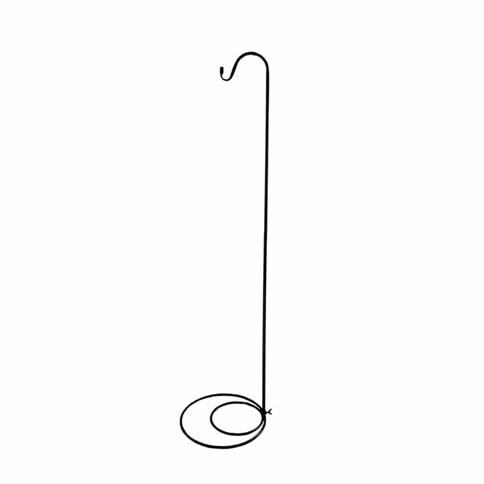 Espositore Gancio per Supporto per Ponte Interno con Base Piatta Gancio in Ferro per ghirlande Segnaletica Luminosa Solare Luci Percorso Vaso