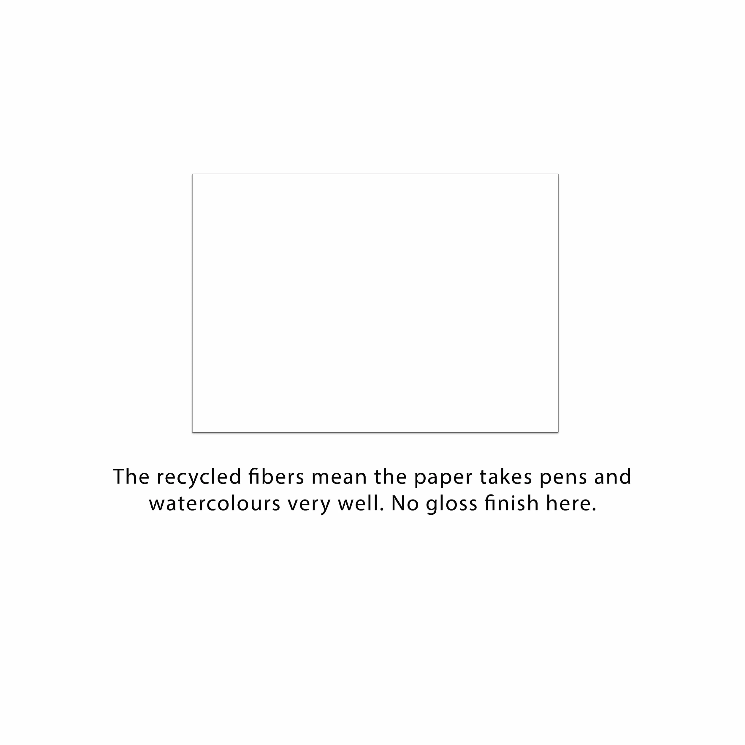 Cartoline bianche in carta riciclata formato A6 (148 x 105 mm) - 100 sztuk