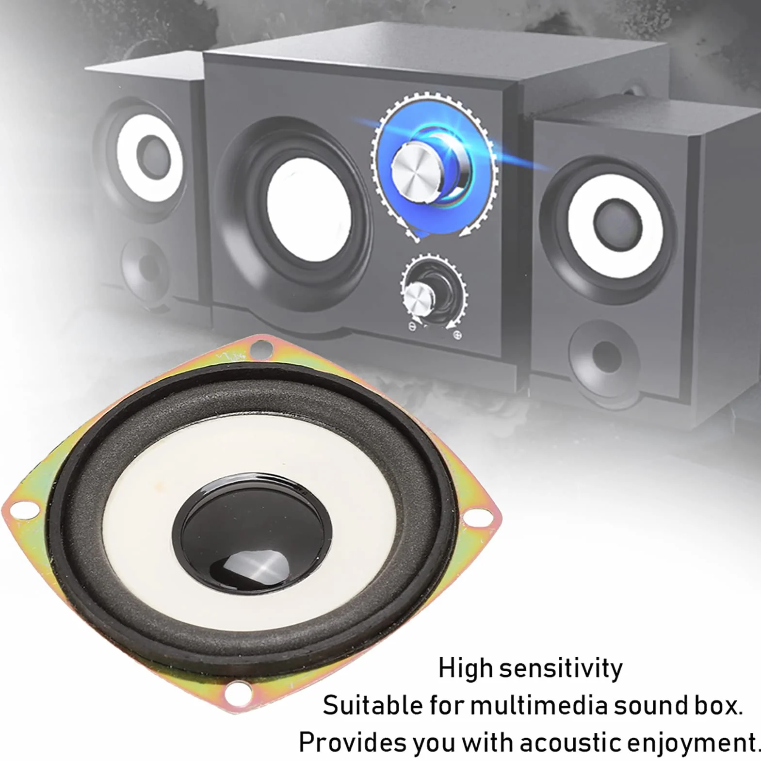 Altoparlante Full Range 3 pollici 4ohm 5W Mini altoparlante a piena frequenza Woofer per cassa multimediale