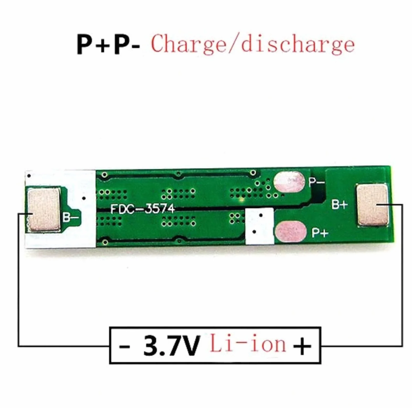 5pcs 1S 15A 3.7V Li-ion Lithium Battery Protection Board BMS PCM