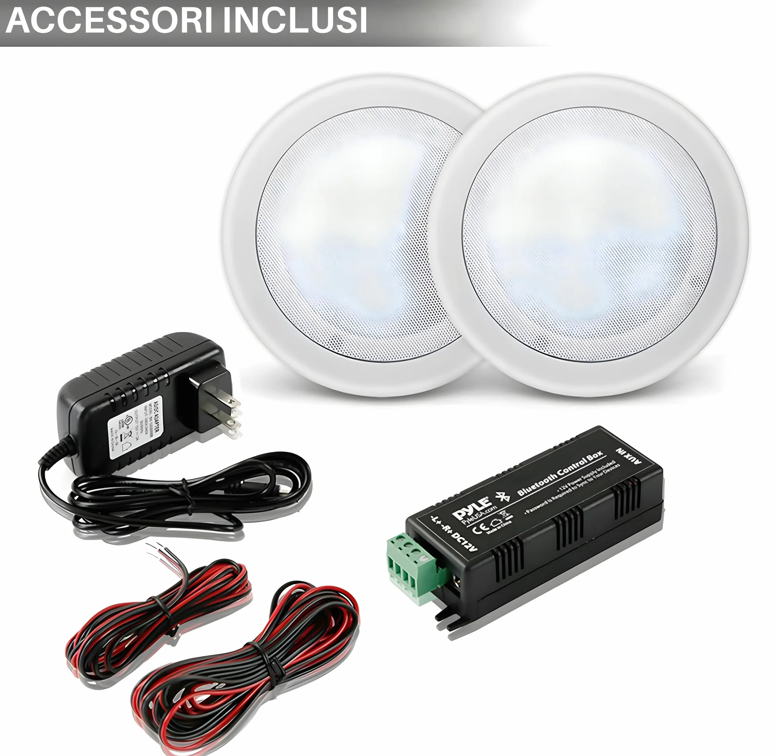 Pyle Casse Bluetooth 16,5 cm Altoparlanti a Parete e Soffitto 2 Vie 150 Watt