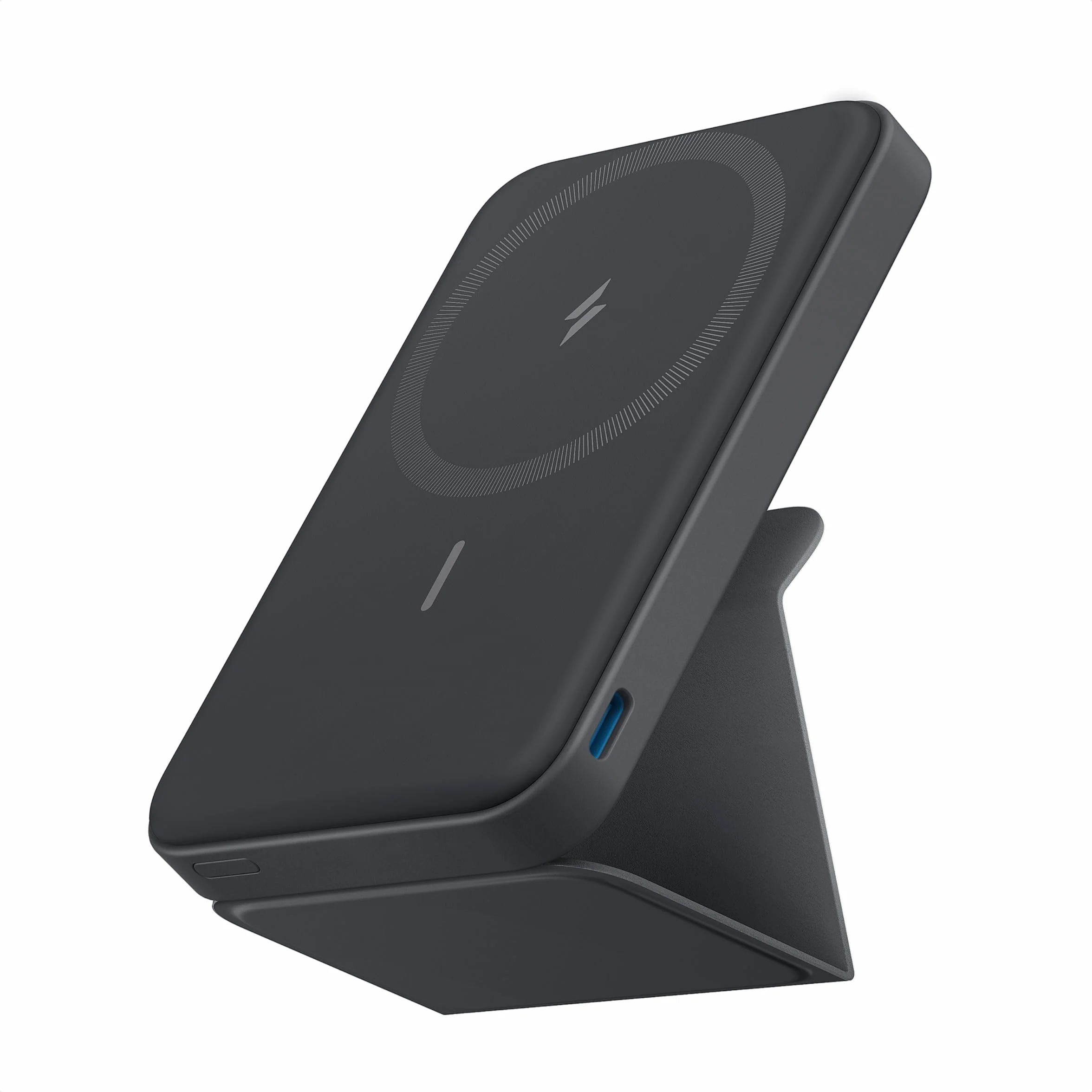 Anker Power Bank MagSafe 5000 mAh 622 Magnetico Senza Fili MagGo, Powerbank Magnetico Pieghevole con USB-C per iPhone 17 Pro Max/Serie 16-12 Nero