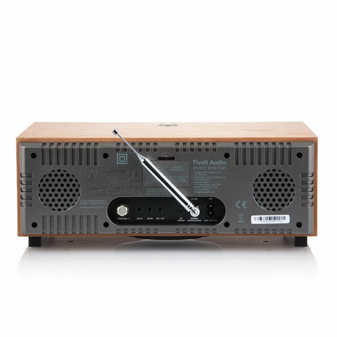 Tivoli Audio Music System+ Hi-Fi DAB/DAB+/FM All-in-one z CD i Bluetooth Ciliegio Tortora Metallizzato
