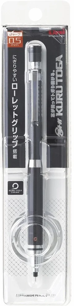 Uni Kurutoga Roulette Matita Portamine Gun Metal