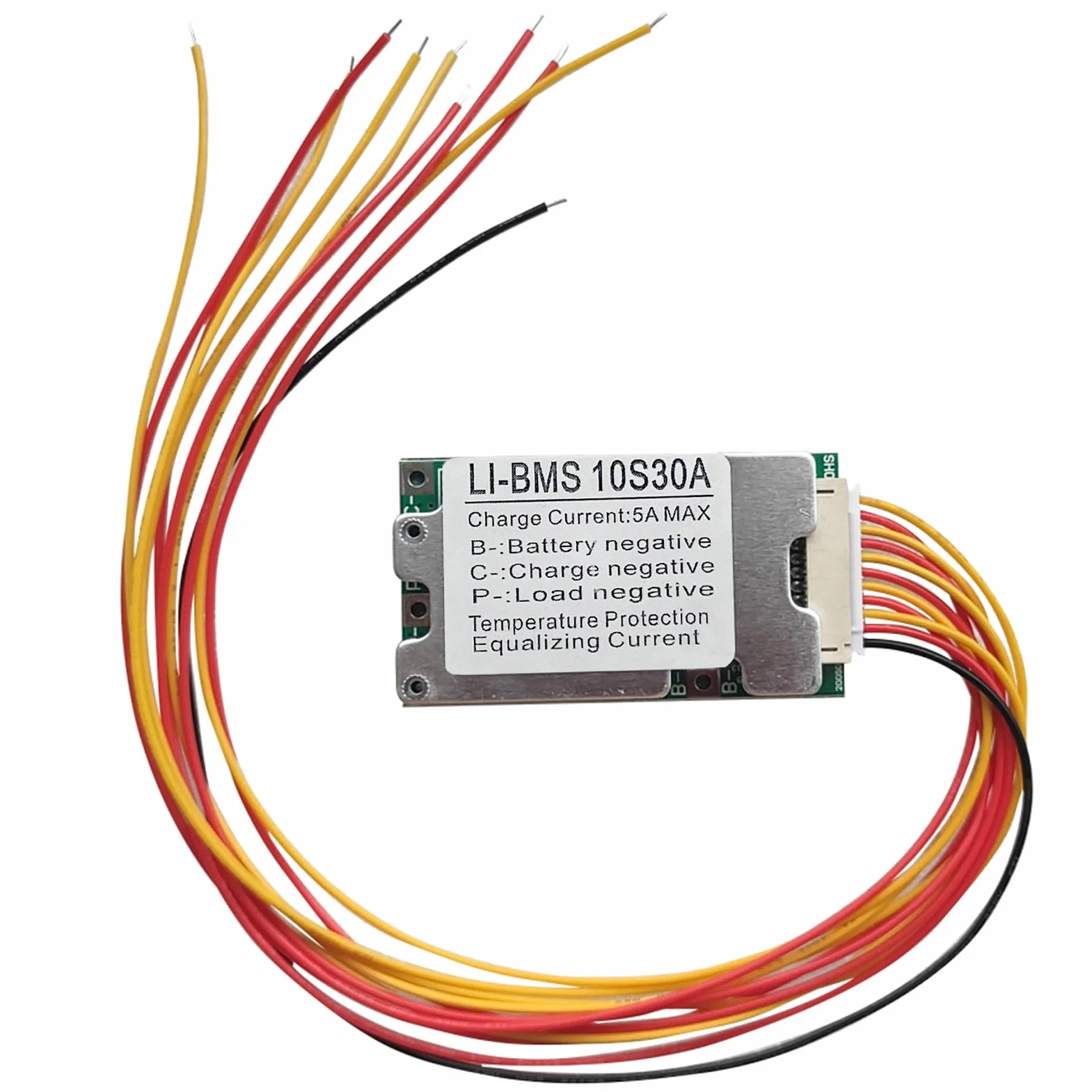 Scheda di Protezione Batteria Agli Ioni di Litio 36V 10S 30A 18650 con Bilanciamento