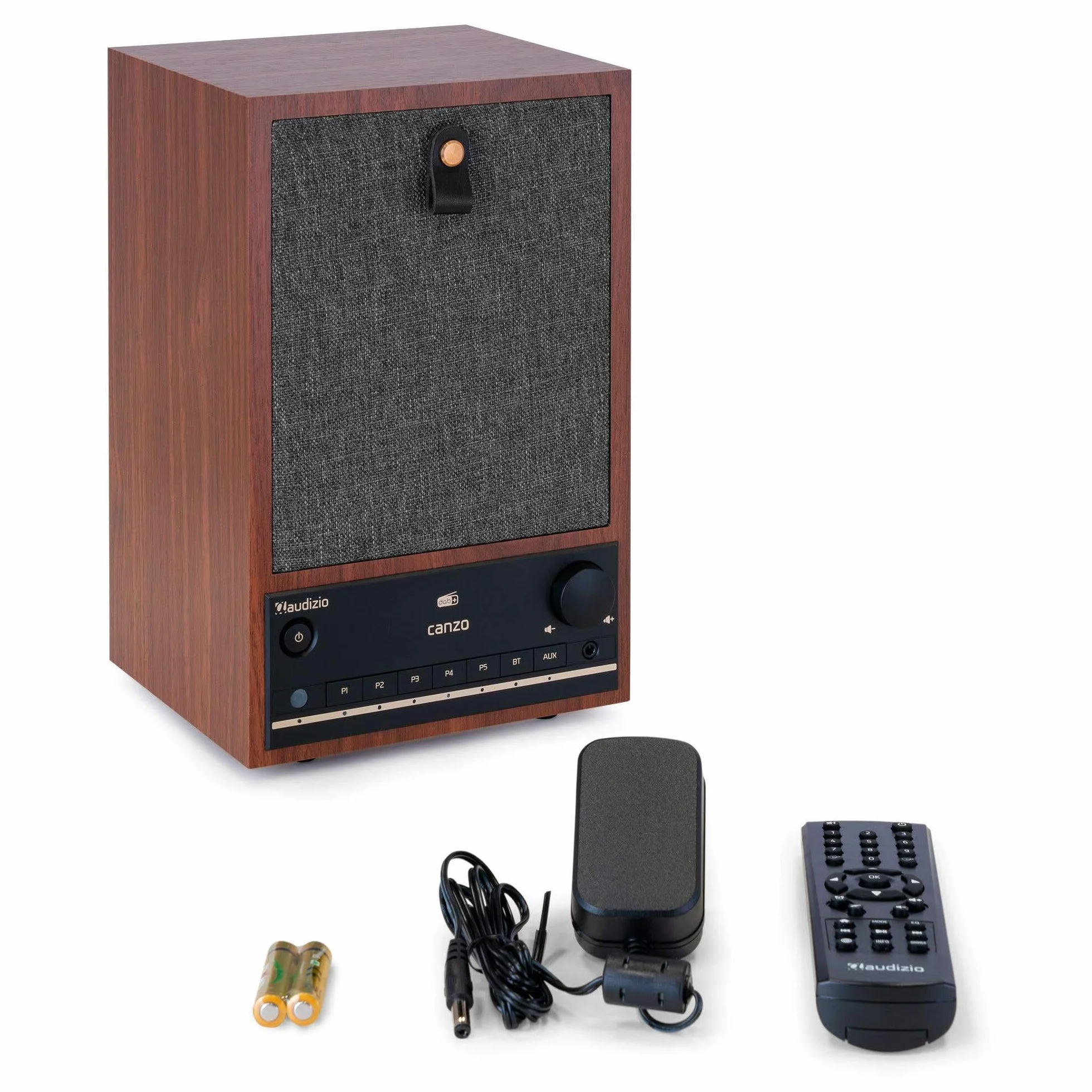 Audizio Canzo Radio DAB Internetradio WLAN Bluetooth 5.3 Digitale Telecomando Cucina Collegamento LAN AUX Line-Out