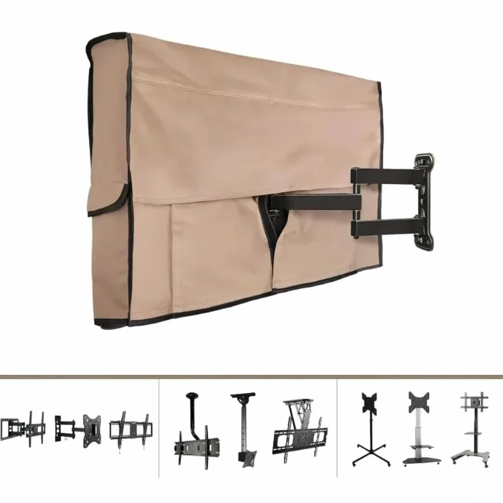 Copertura per TV da esterno impermeabile 210D 111,76 x 12,7 x 68,58 cm