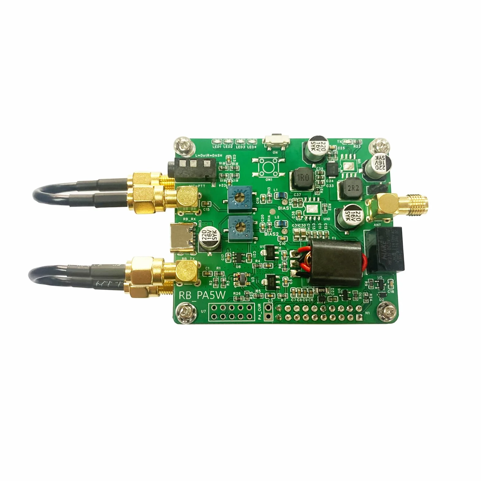 AURSINC Piastra preamplificatore Radioberry, amplificatore di potenza HF 1,5W-3W uscita 10W-100W