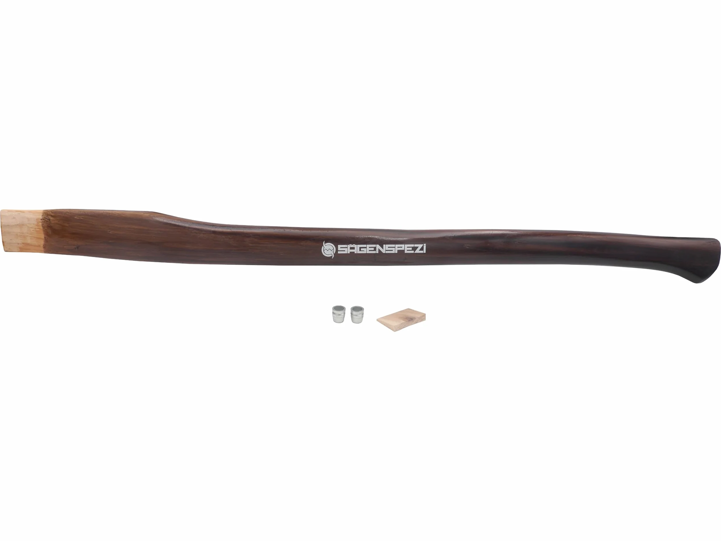 Sägenspezi - Manico di ricambio per ascia da spaccalegna in legno di noce americano, 70 cm, 1600 g, dimensione testa del manico 27 x 62,5 mm
