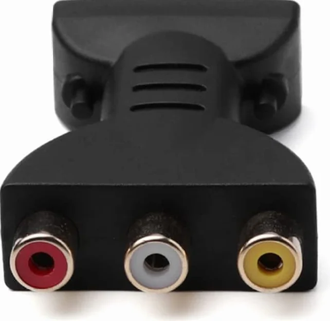 Adattatore HDMI a 3 RCA Rosso Bianco Giallo Convertitore HDMI a AV Audio Video