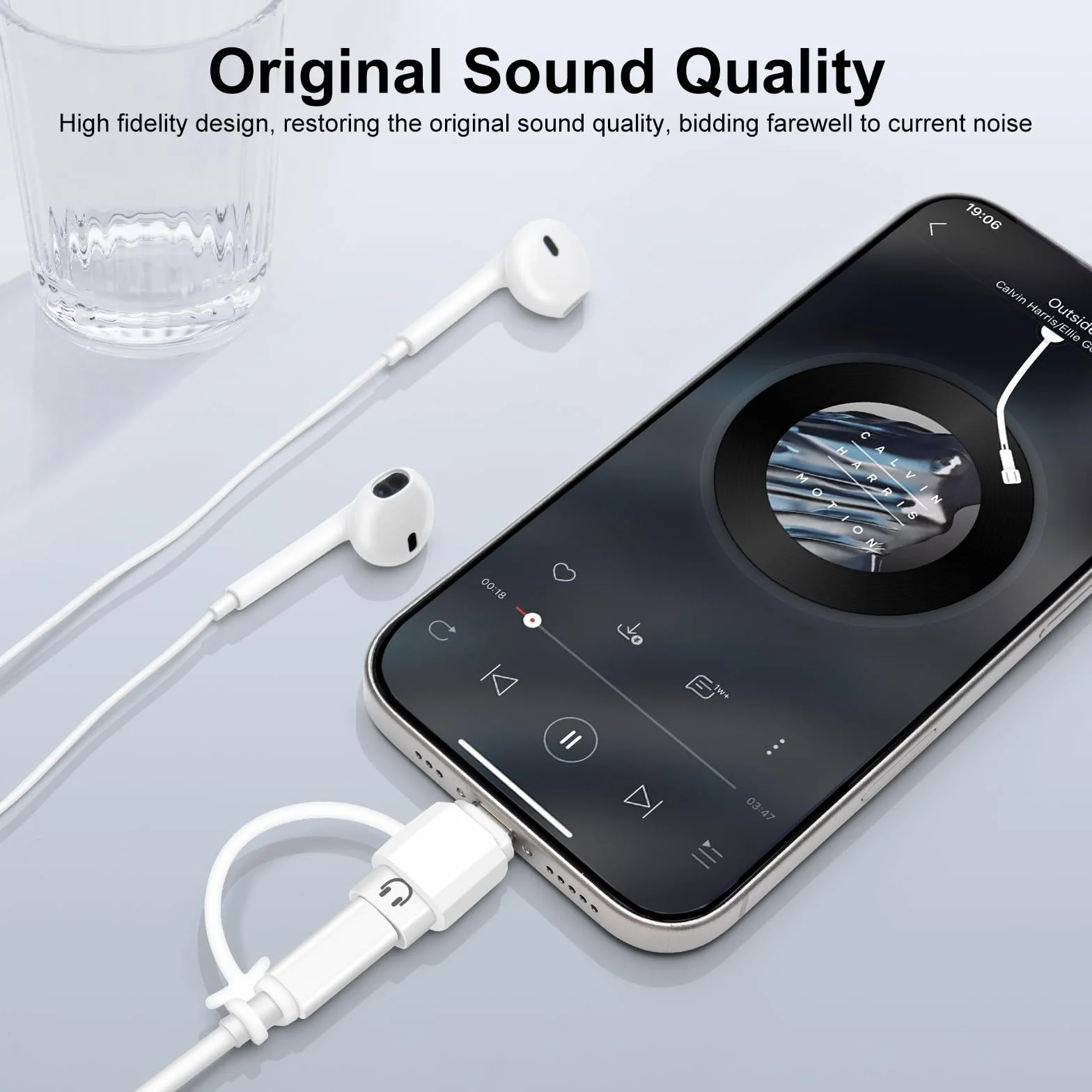 Adattatore Audio da USB C a Lightning, Convertitore HiFi per Cuffie, compatibile con iPhone/iPad Pro/Air/MacBook
