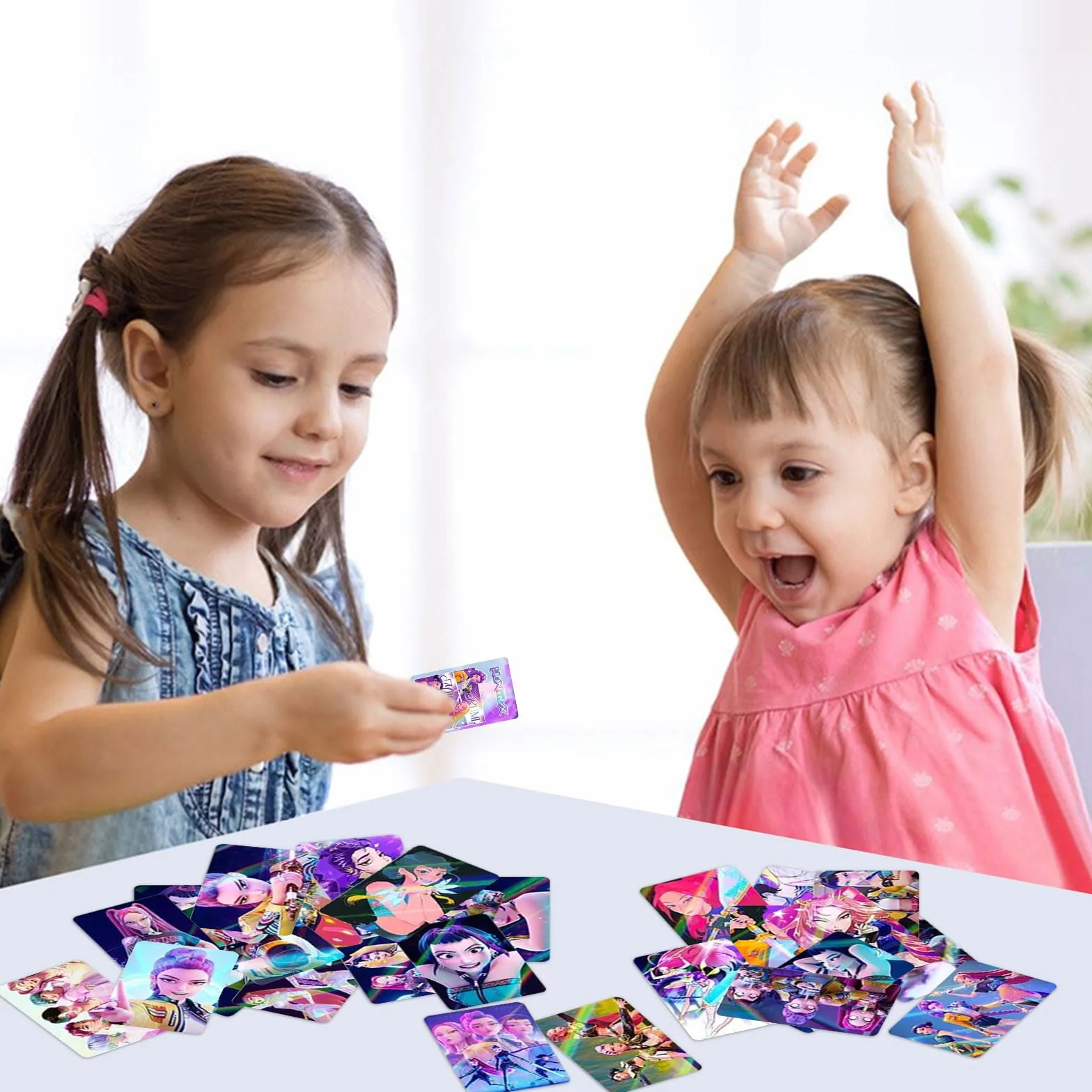 Kop Demo Huntr Fotocarte per Fan, Carte da Collezione con Motivi, Set Regalo 132pcs
