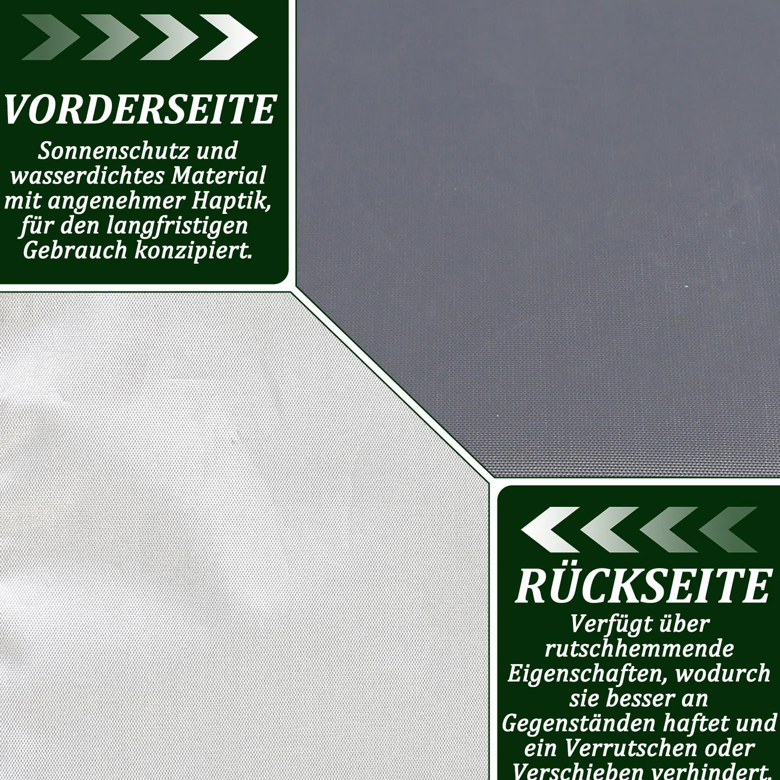 Copertura per Dondolo Hollywood, Tetto di Ricambio per Dondolo Hollywood, Tetto Universale per Dondolo Hollywood Impermeabile, Tetto Solare per Dondolo Hollywood (Grigio Scuro, 164x114x15cm)
