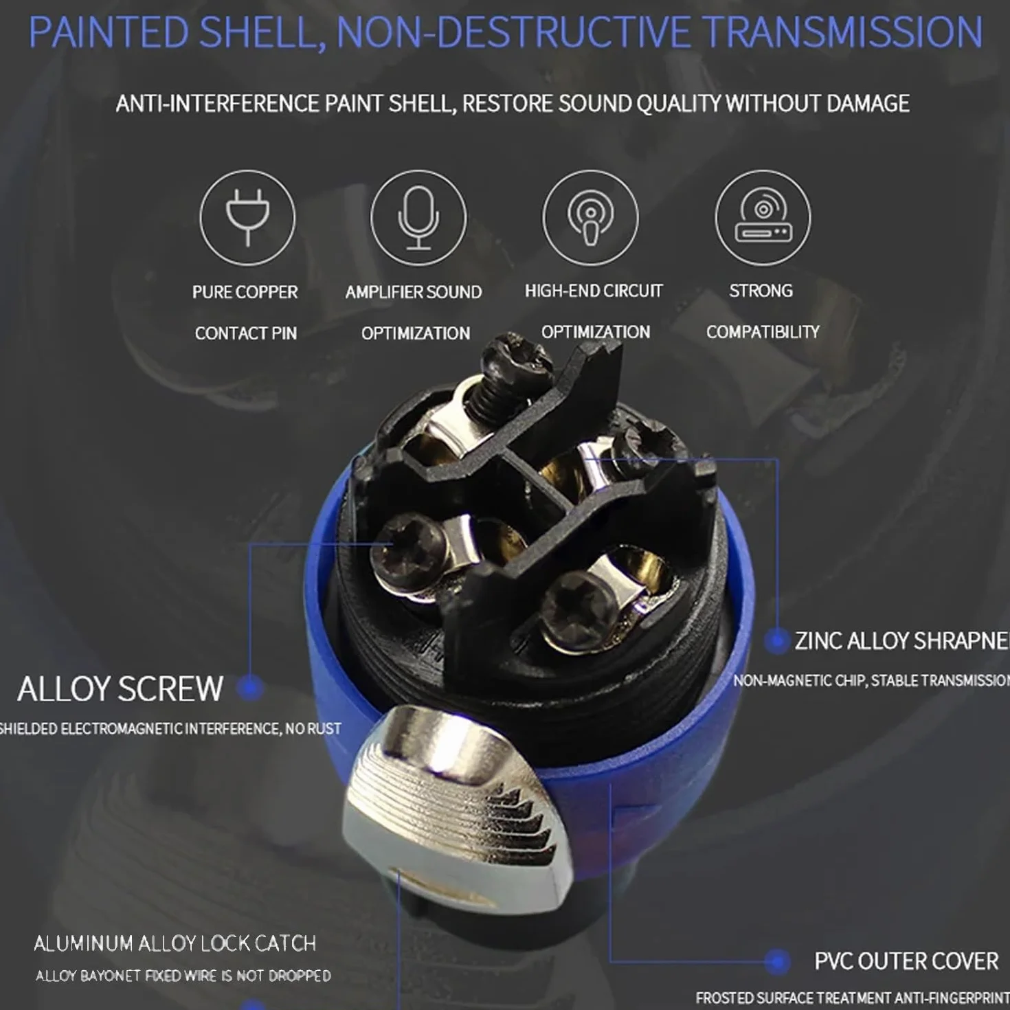 Greluma Connettori Speakon Nl4fx Nl4fc 4 Poli Nl2fx per Altoparlanti Powercon