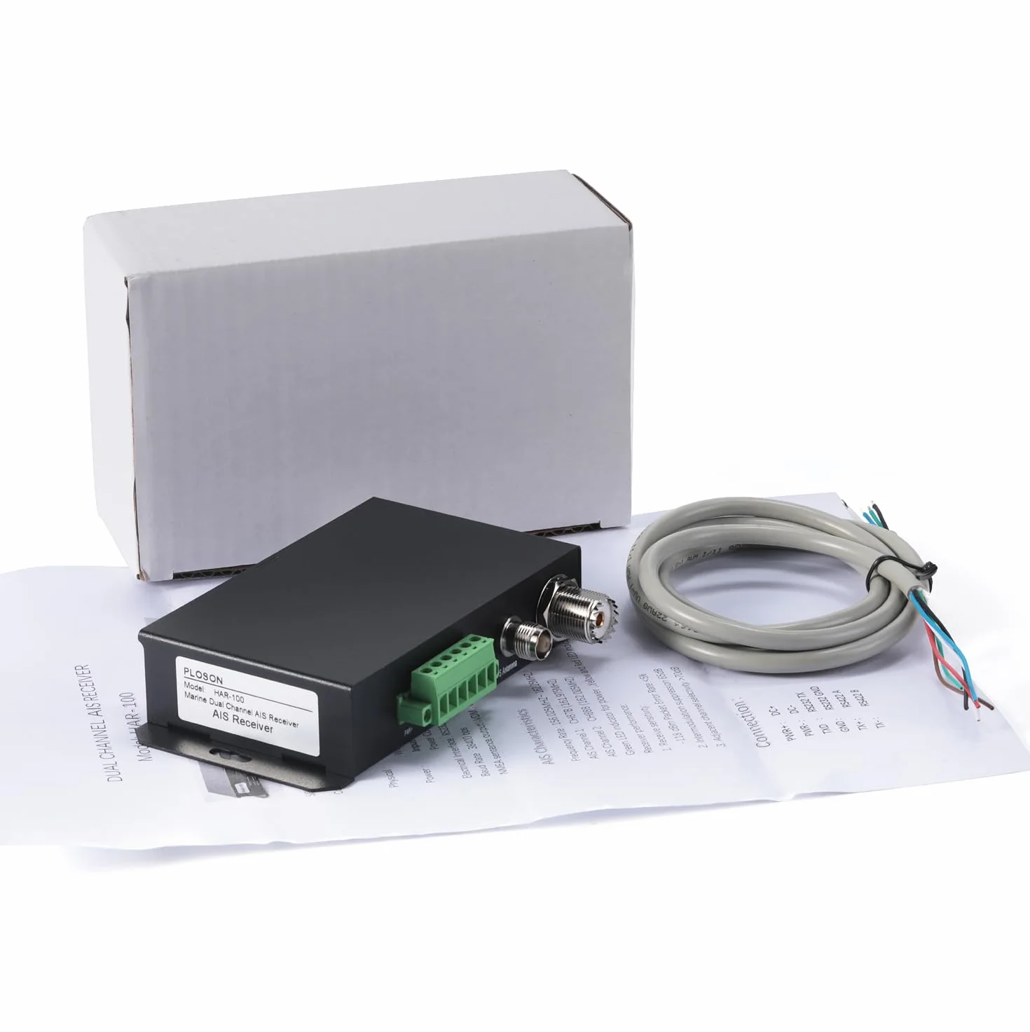 Ricevitore AIS HAR-100 RS232/RS422 doppio canale GPS per navigazione marina