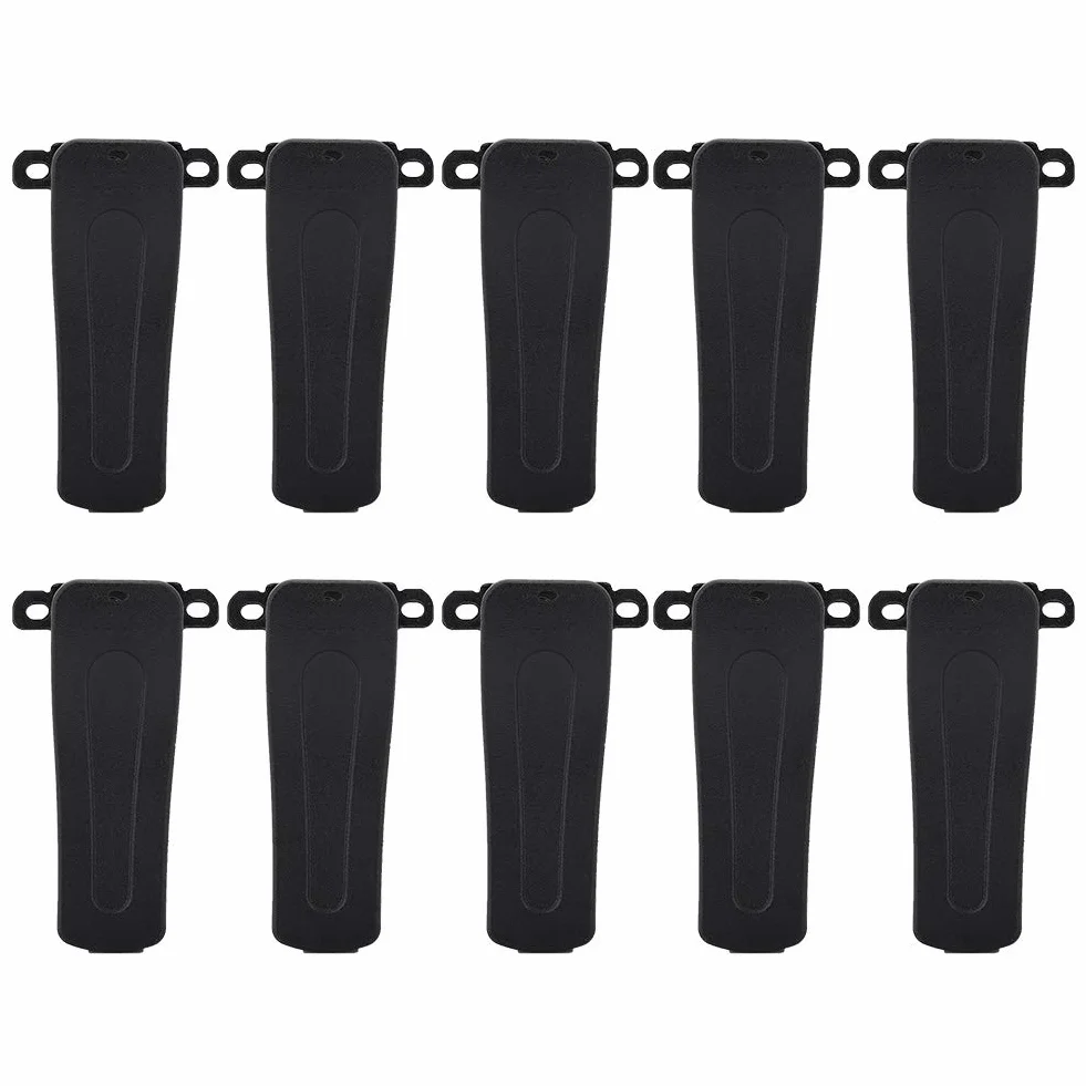 Clip da Cintura di Ricambio 10 Pezzi per Baofeng BF-888S BF-666S BF-777S H-777 Walkie Talkies