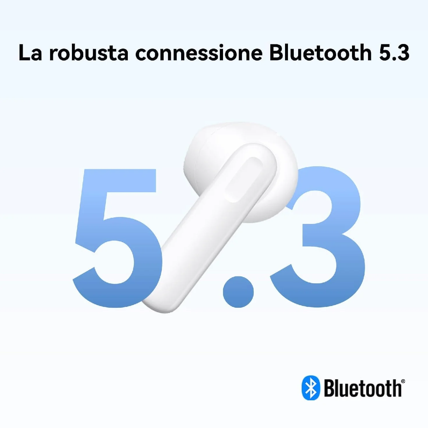 HUAWEI FreeBuds SE 2, Durata Batteria 40 Ore, IP54, Bluetooth 5.3, Bianco