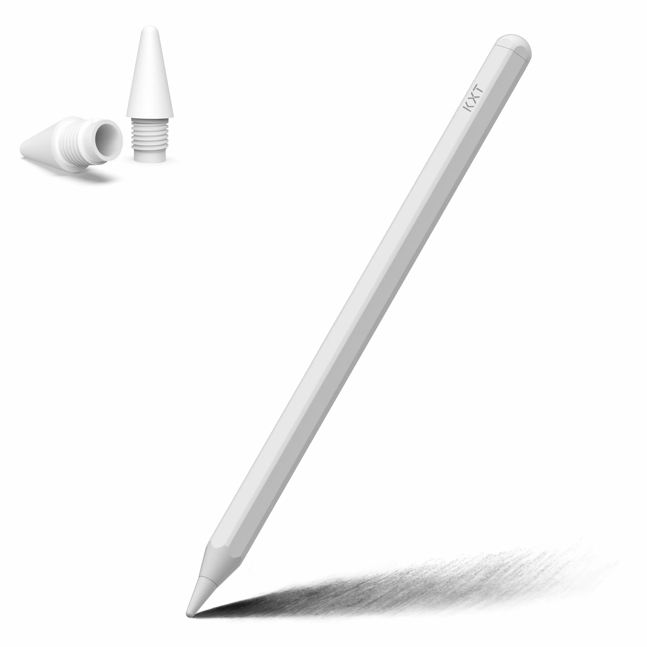 Penna Stilo per Apple iPad (2018-2024) con Sensibile all'inclinazione, Magnetica, Compatibile iPad 6/7/8/9/10/Pro/Air/Mini
