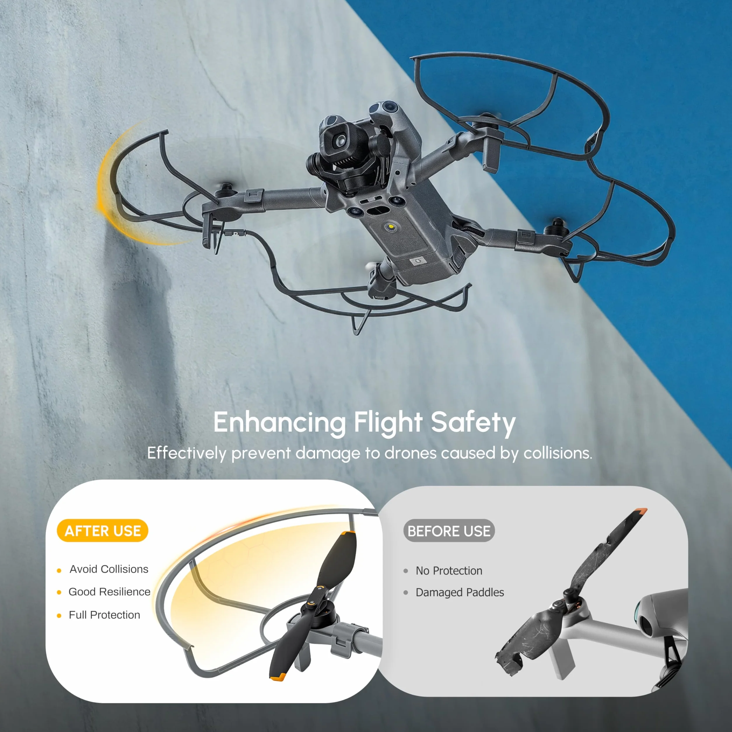 STARTRC protezione elica per DJI Mini 5 Pro, anti-collisione, chiusura rapida