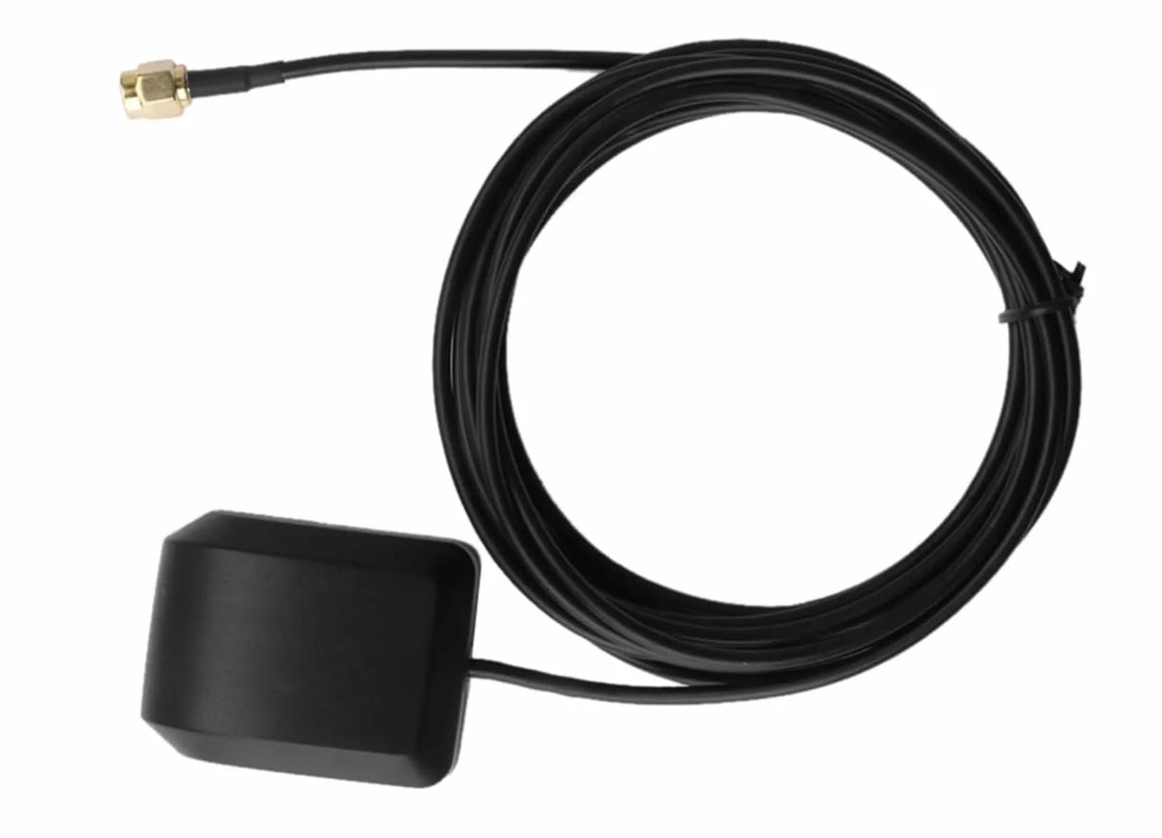 Antenna GPS Attiva per Auto 3 Metri 28dB SMA RG178 Base Magnetica