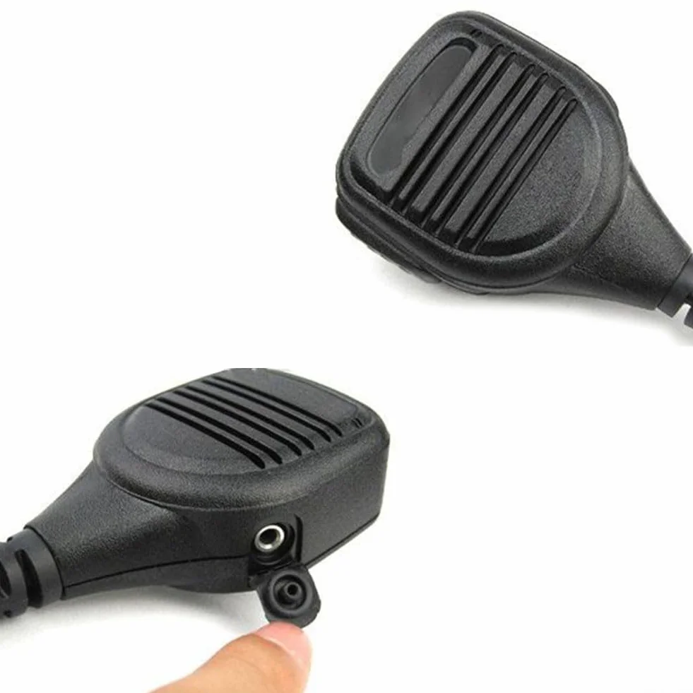 Microfono altoparlante portatile impermeabile per RT-880 RT-880G UV-98 Plus RT-817A Radio bidirezionale ABS Nero