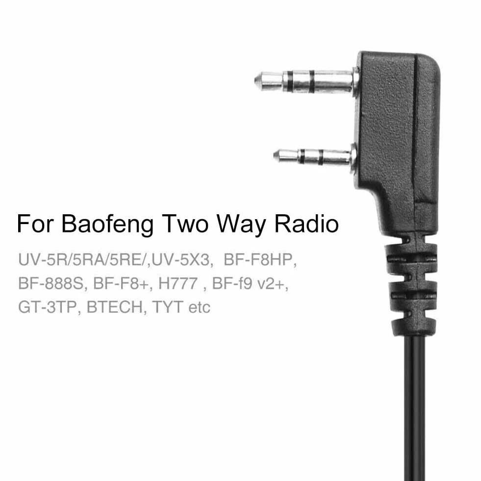 Microfono altoparlante manuale PTT 35mm per Baofeng UV-82L Kenwood TK-270 TK-378 WoXun KG-669