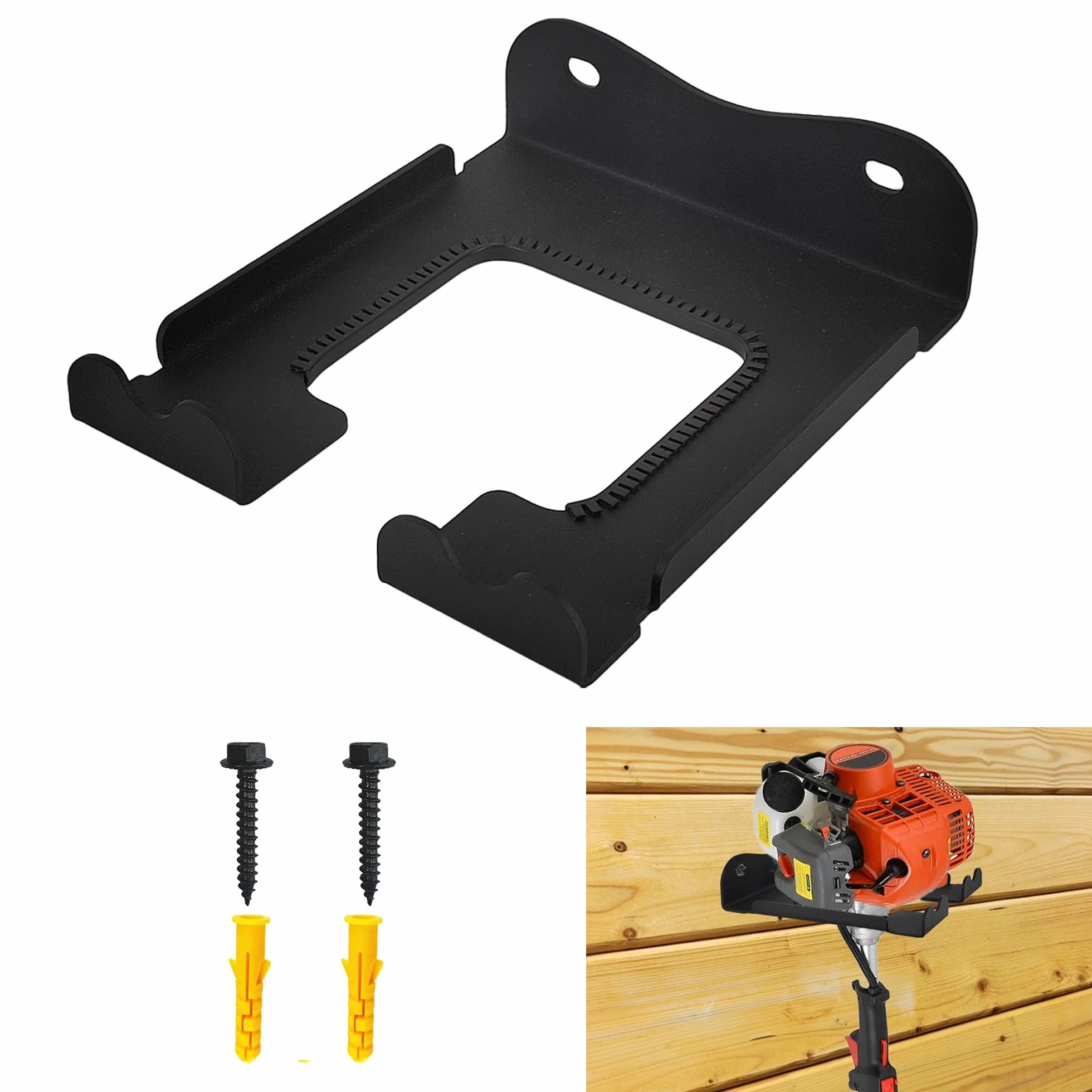 Organizer per Garage Tagliasiepi, Appendiabiti Resistente per Sarchiatore, Ganci per Garage per Sarchiatrice, Appendiabiti per Utensili da Giardino per Tagliaerba, Supporto per Tagliasiepi a
