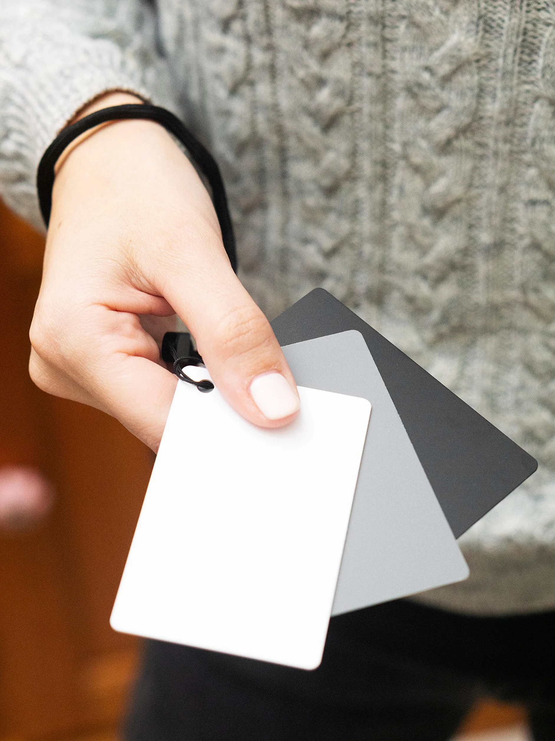 Carta Grigia 18% Grey Gray Card per Bilanciamento Bianco Manuale