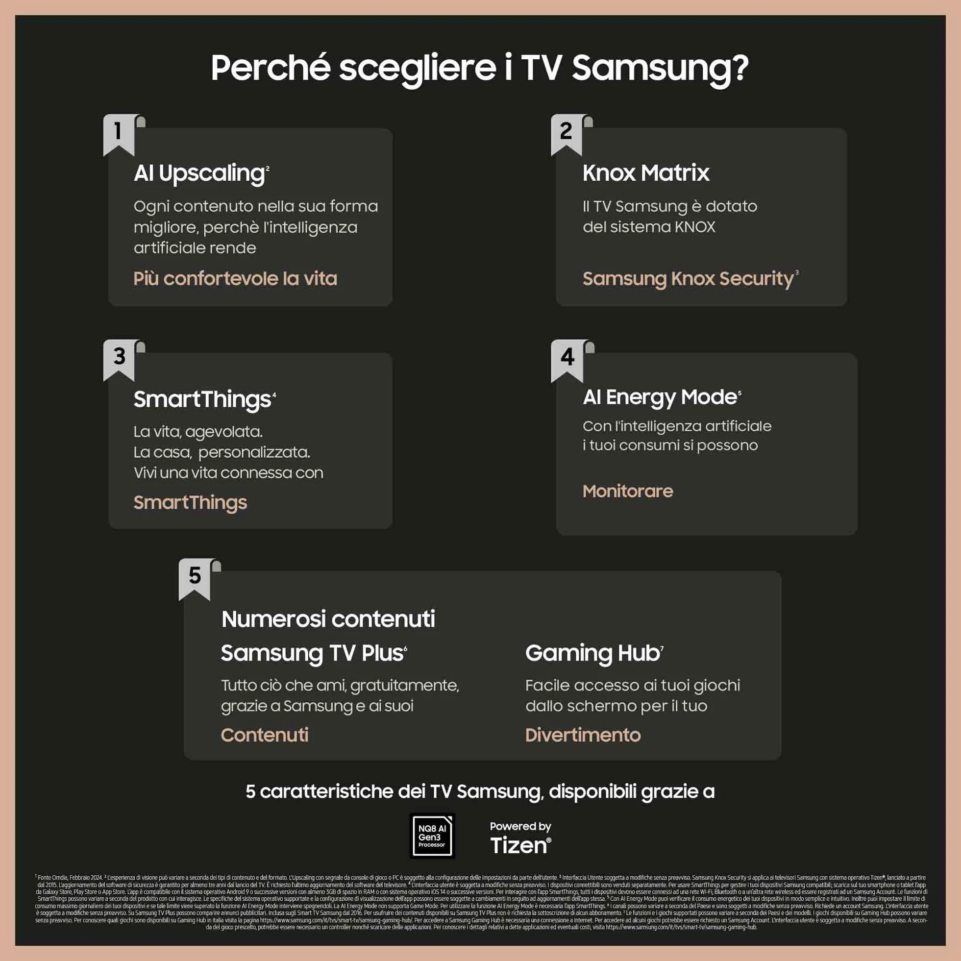 Samsung Smart TV 98" UE98DU9070UXZT LED 4K Crystal Processor 4K DVB-T2 Q-Symphony OTS Lite Graphite Black 2024