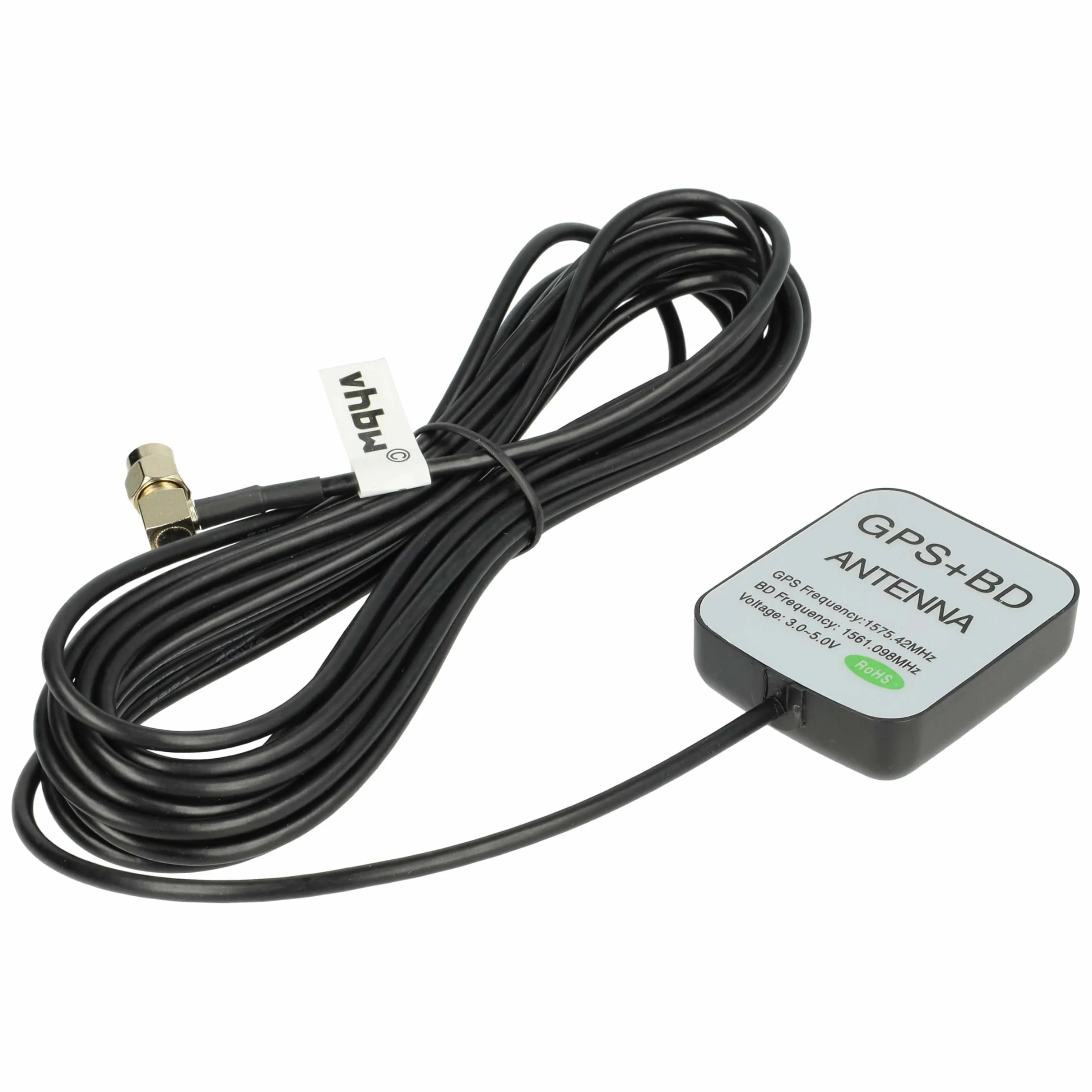 vhbw antenna GPS SMA connettore base magnetica 5 m nero