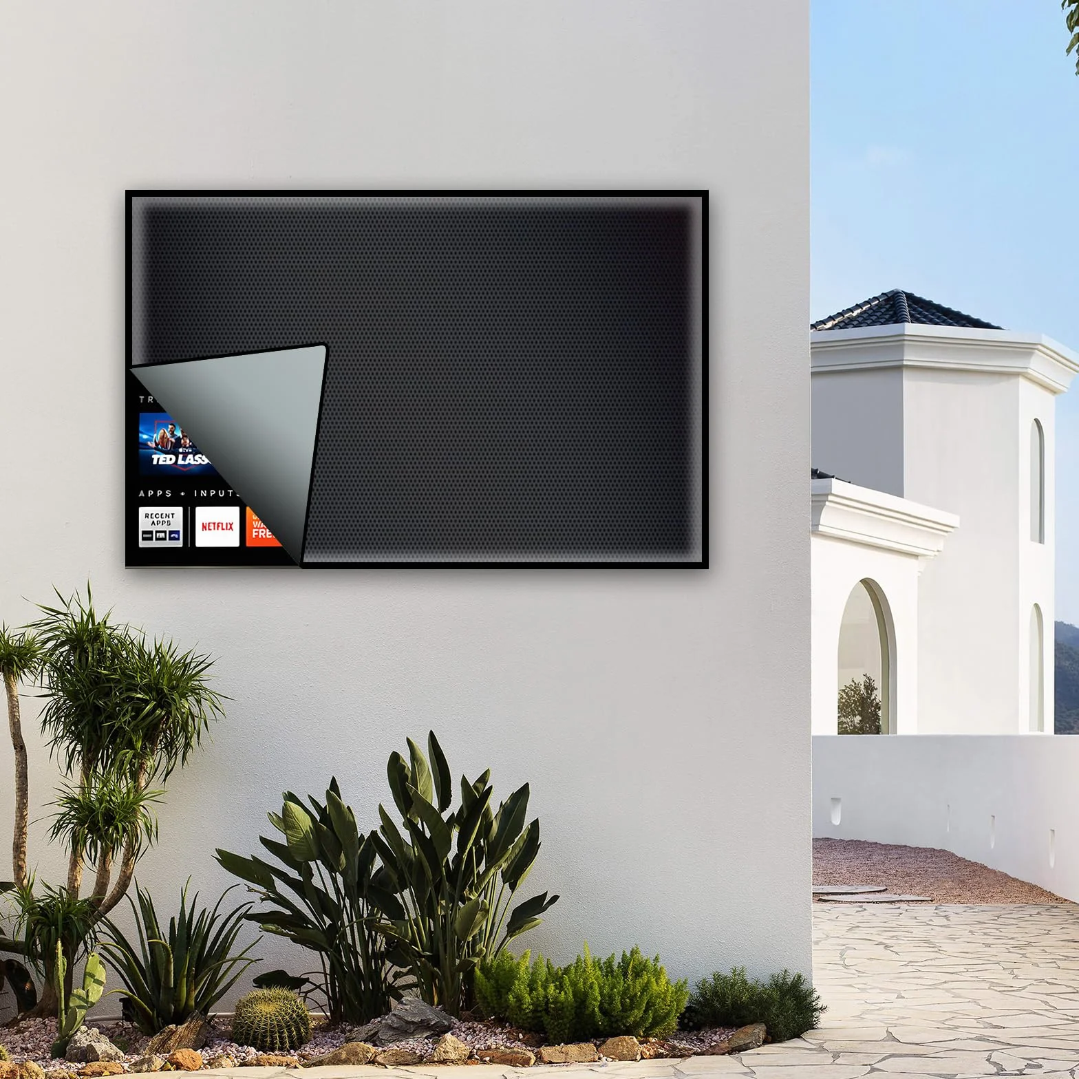 Copertura per TV esterno 40-42 pollici Oxford 600D impermeabile antipolvere resistente intemperie