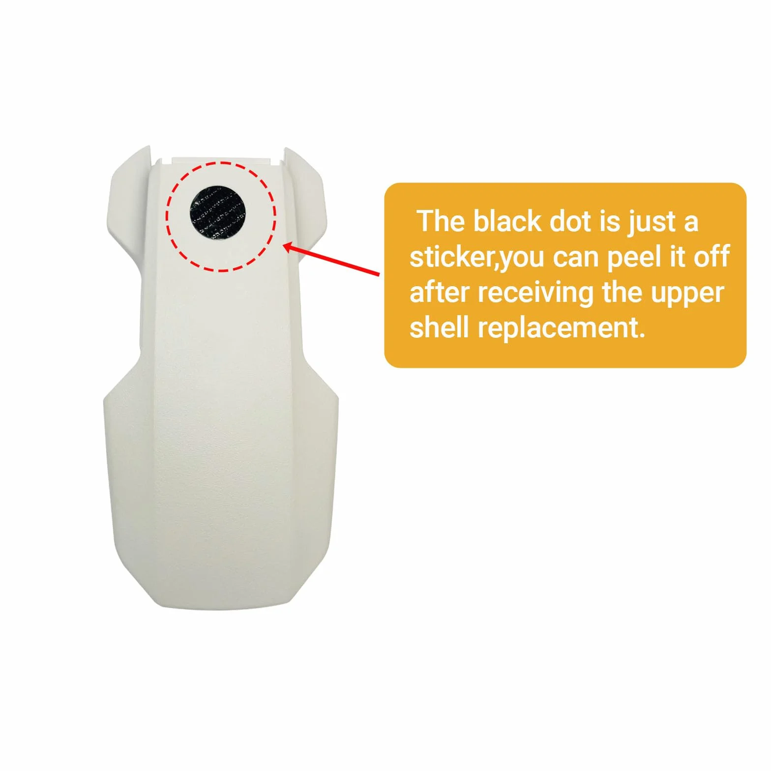 Guscio superiore sostitutivo compatibile DJI Mini 4K / Mini 2 / 2 SE, parti di ricambio per drone