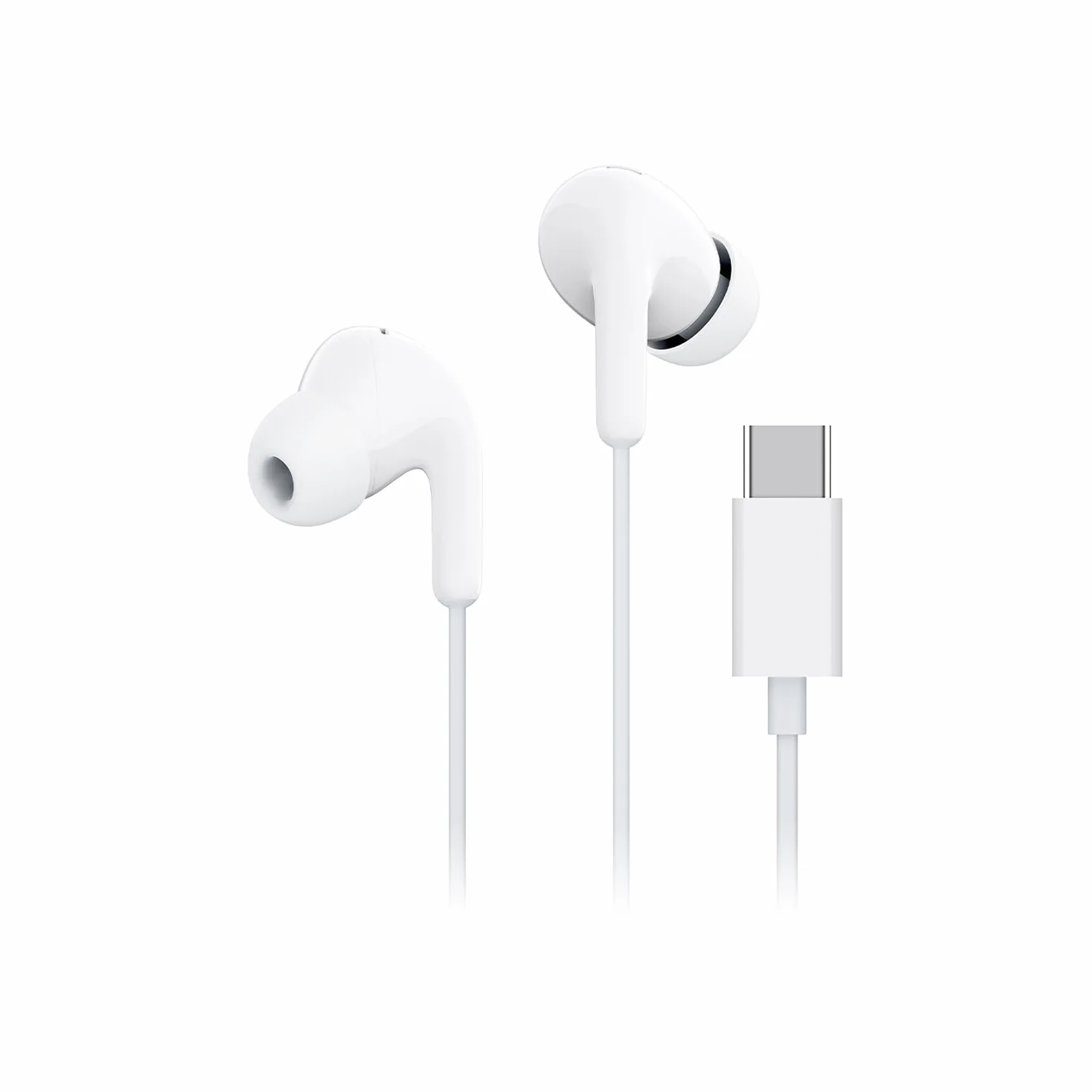 XIAOMI Auricolari Type-C Cuffie Driver 12.4mm Microfono HD IP54 Bianco