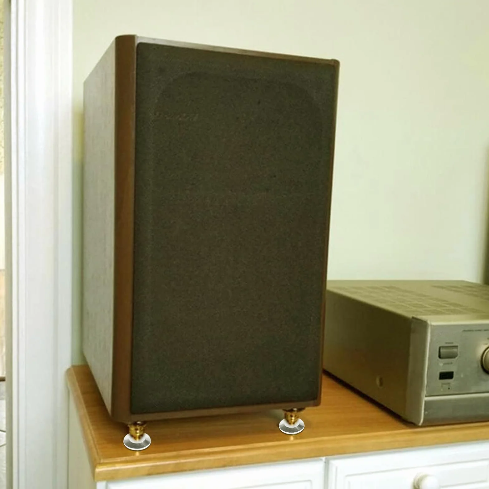 Piedini isolanti audio in rame antiscivolo per altoparlanti HiFi