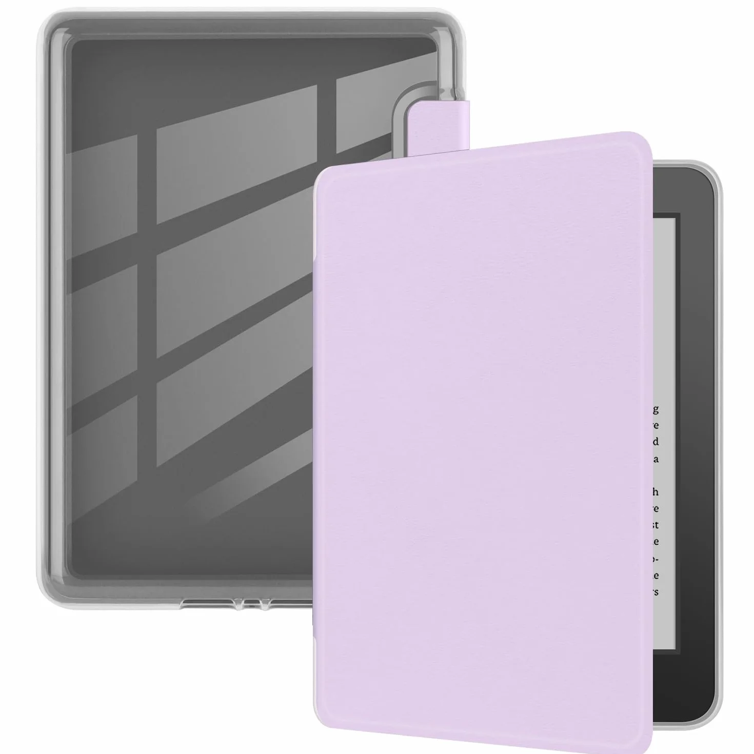 Custodia Kindle Paperwhite 6" 7a generazione 2015 TPU trasparente morbida flessibile accensione/spegnimento automatico