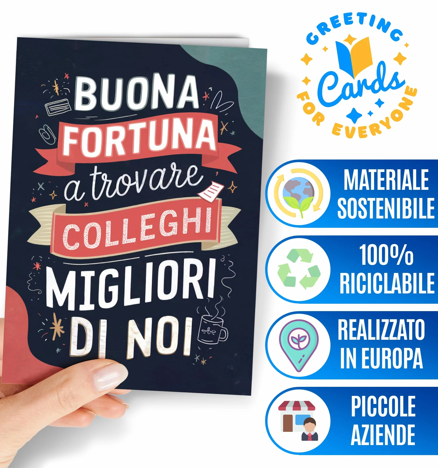 Biglietto Che Va Via Addio Collega Regalo Cambio Lavoro Divertente Donna Uomo