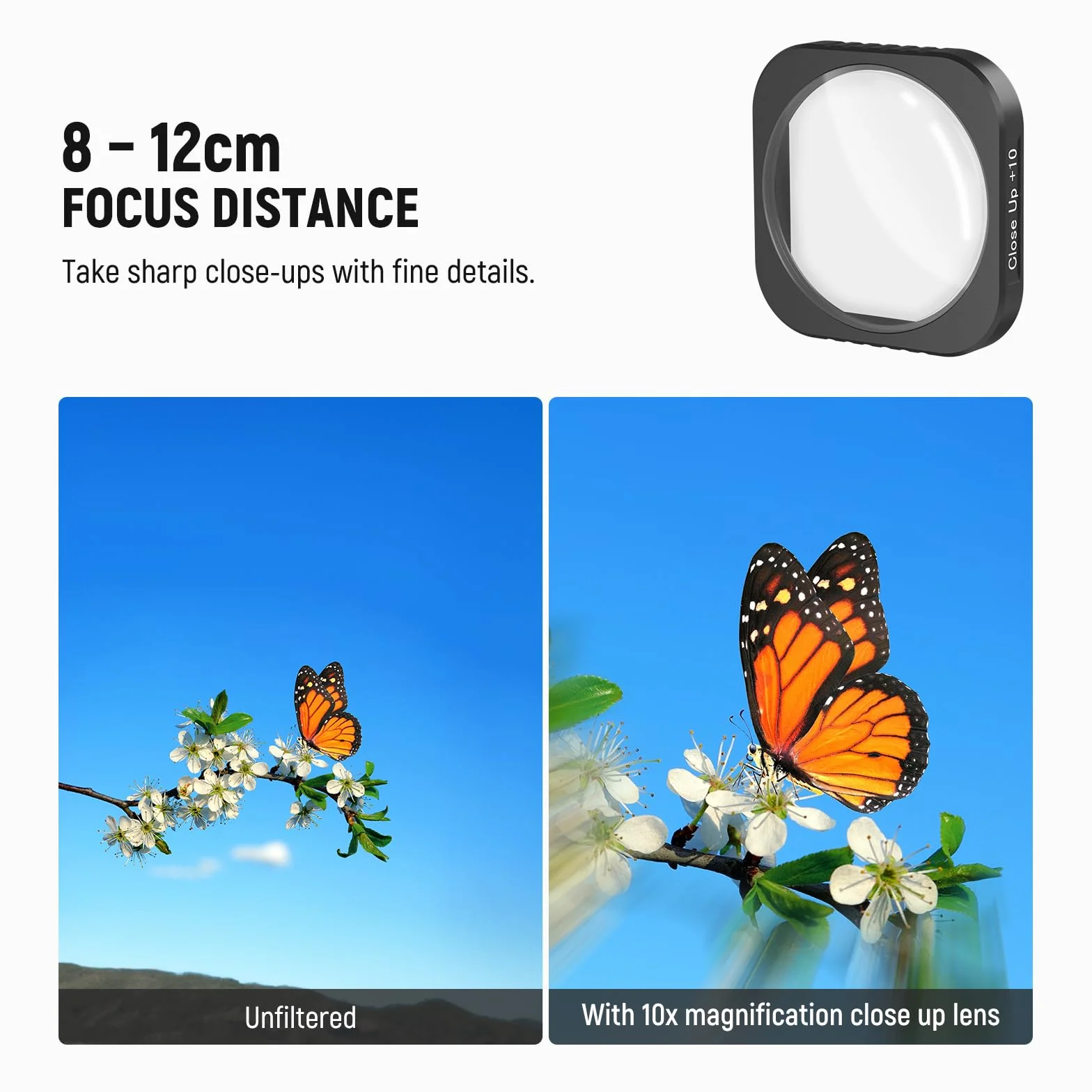 NEEWER Obiettivo Macro 10X Compatibile Insta360 Ace Pro Ace Pro 2 LS-C40