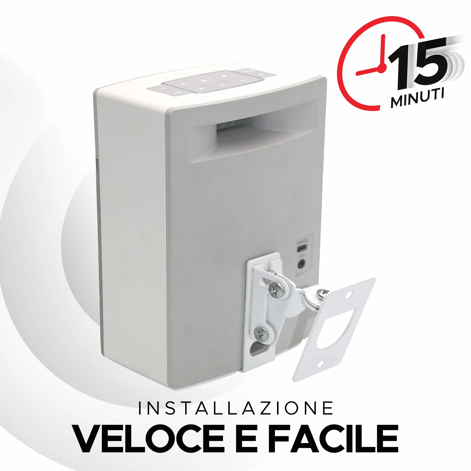 Bose Soundtouch 10 Supporto per Casse da Parete Bianco